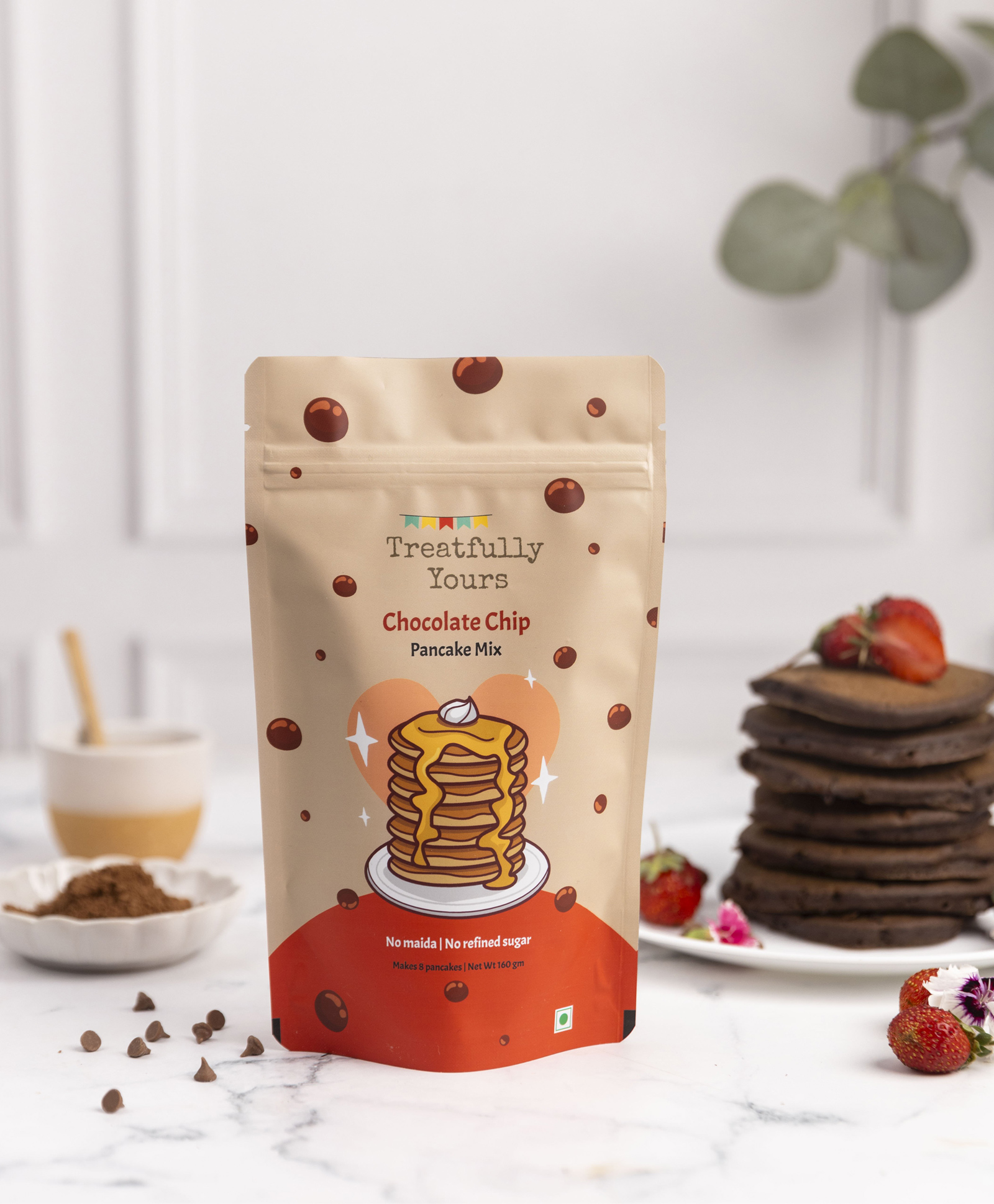 Treatfully Yours Chocolate Chip Pancake Mix - 160 g-image-47