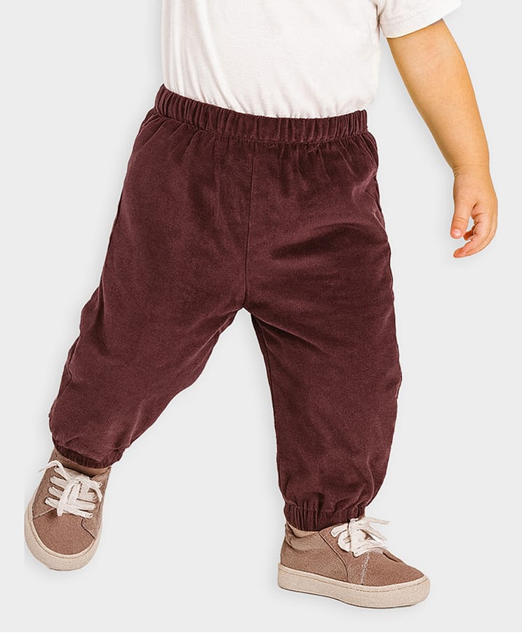 Mi Arcus Cotton Elastane Solid Pajama - Brown-picture-17