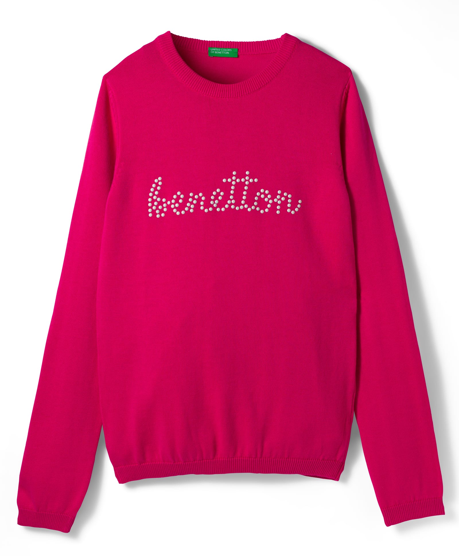 UCB 100% Cotton Woven Full Sleeves Embellished Top - Fuchsia-picture-45