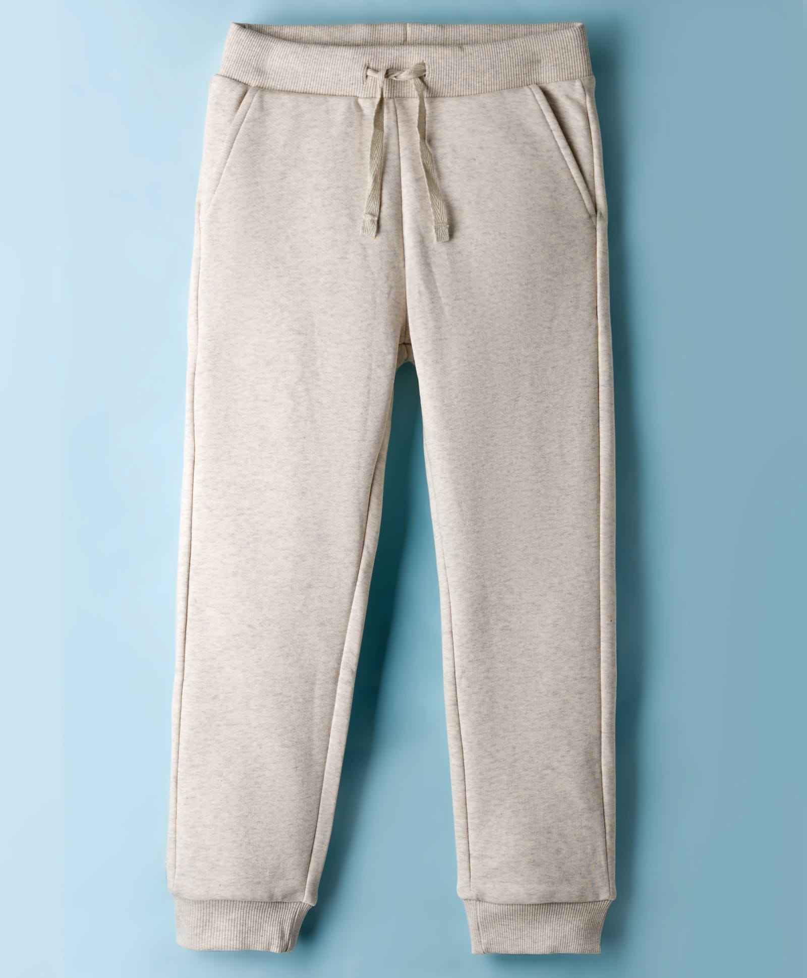 UCB Cotton Knit Full Length Solid Colour Lounge Pant - White-picture-15
