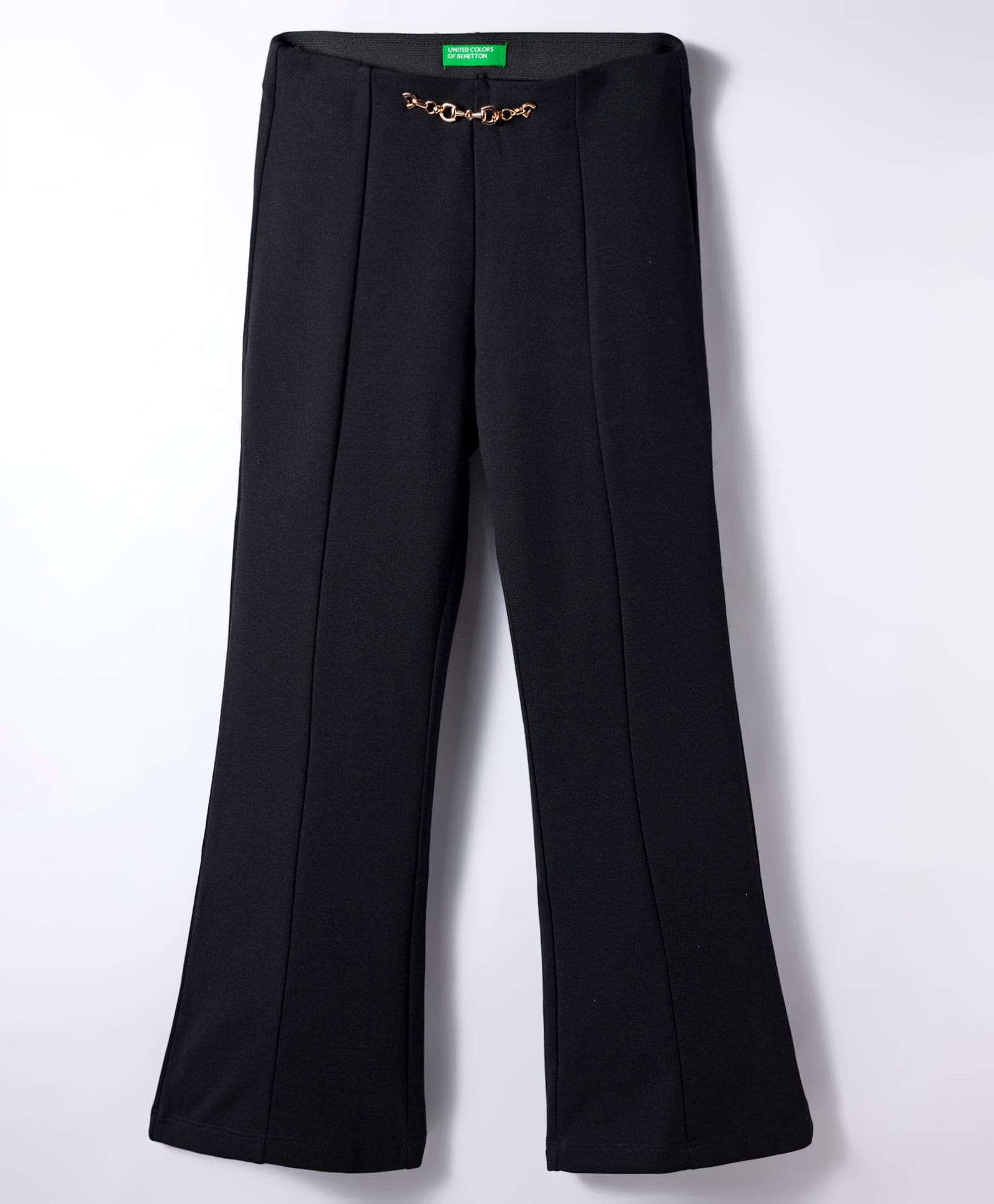 UCB Knit Full Length Solid Color Leggings - Black-picture-32