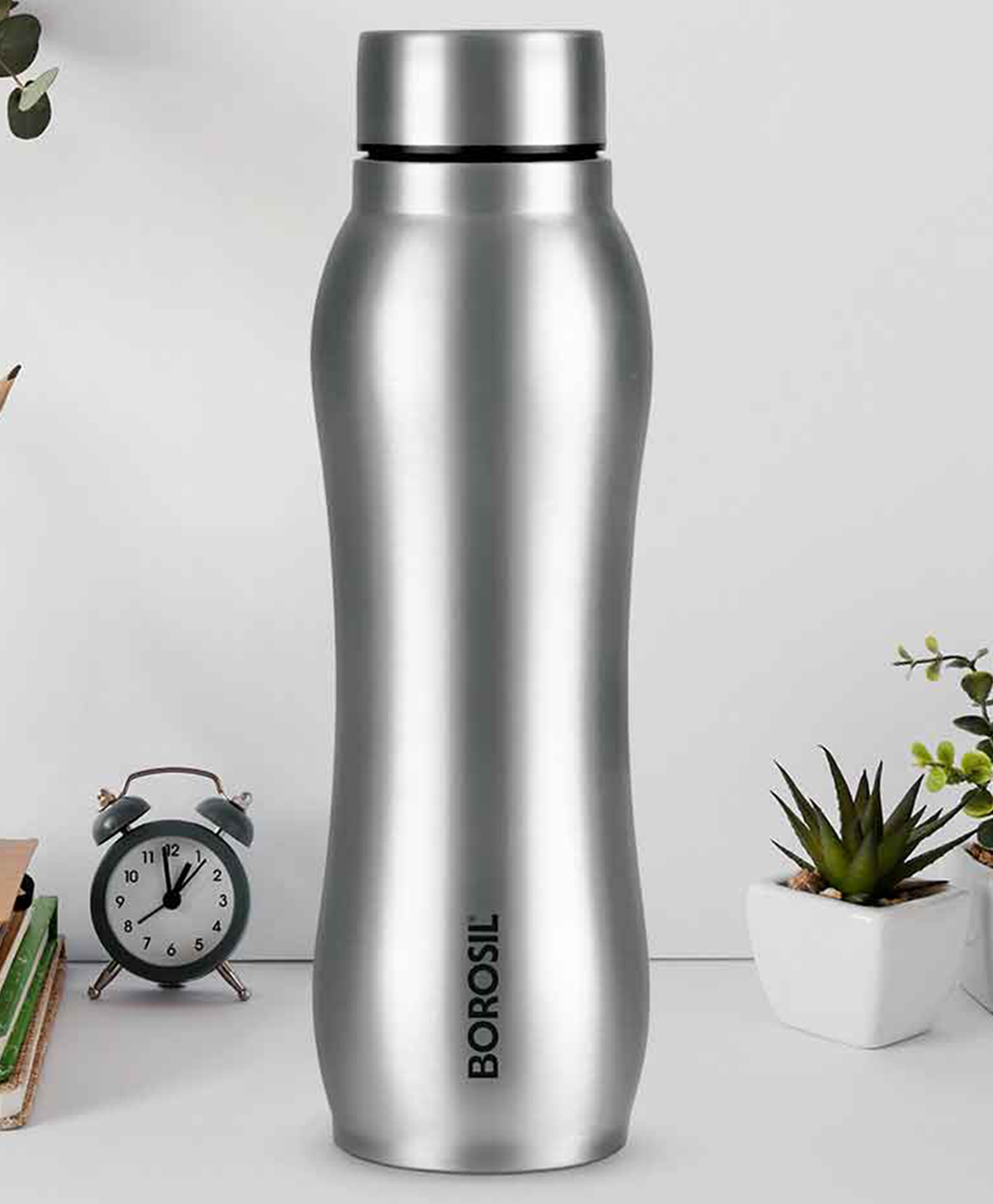 Borosil Chillmate Single Wall Stainless Steel Water Bottle Steel - 740 ml-image-7