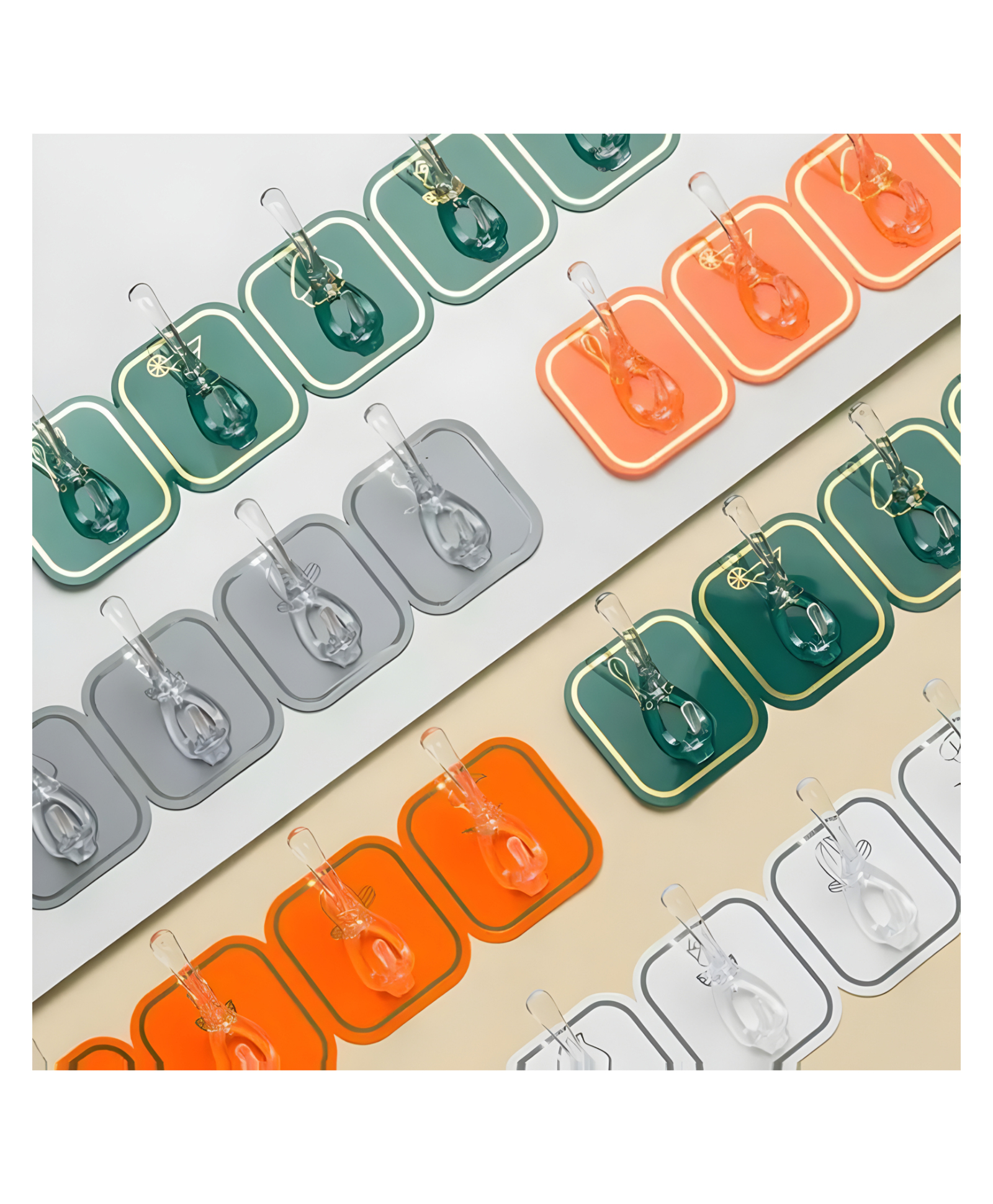 COZY VIBES SET OF 2 6 in 1 Plastic Multi-Function Door Hook Non-Perforated Wall Hooks Kitchen and Living Room Hook - PACK OF 1 - COLOR MAY VARY-picture-26