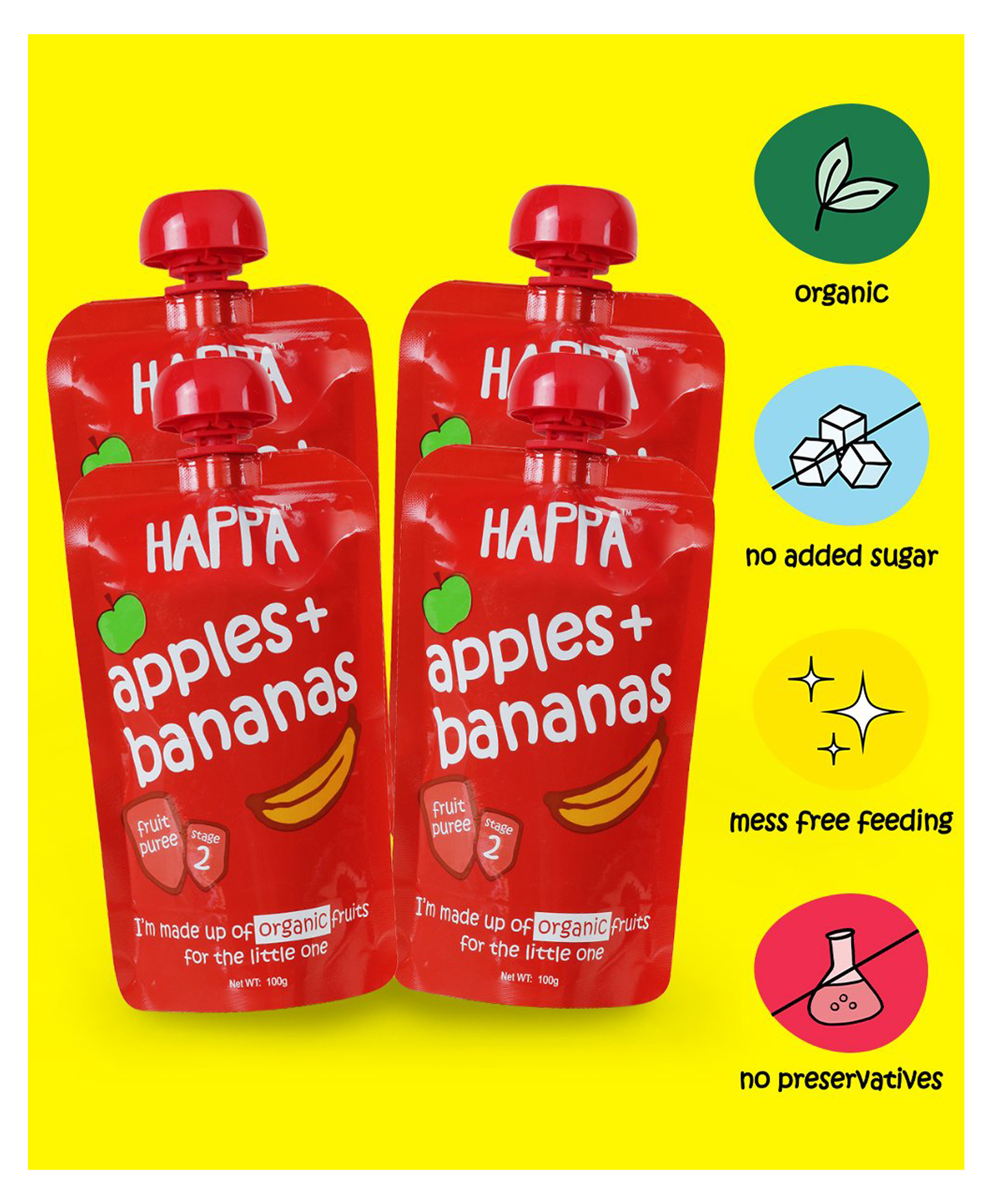 organic apple baby food