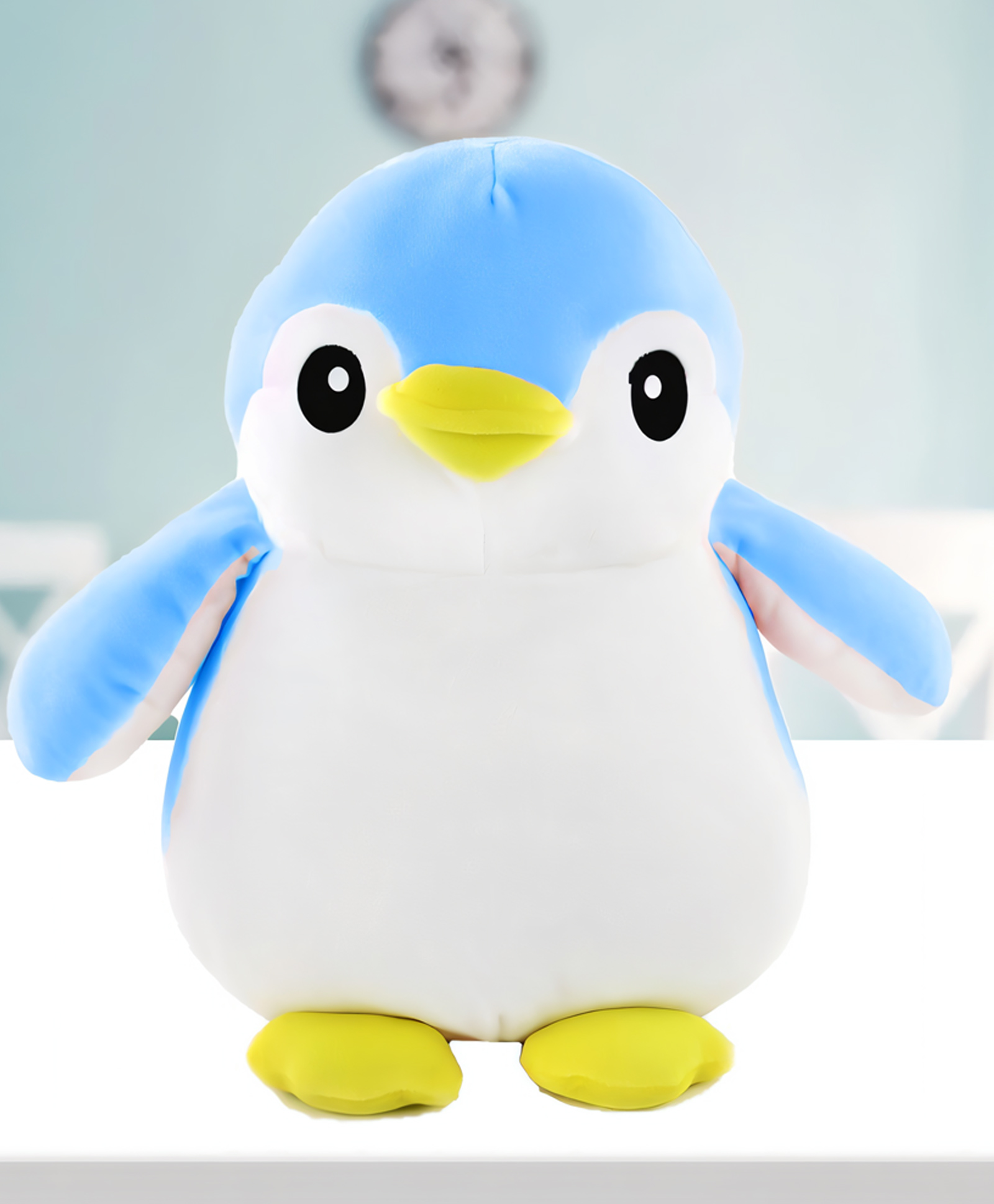 MummaSmile Penguin Soft Toy White Blue - Height 30 cm-picture-28