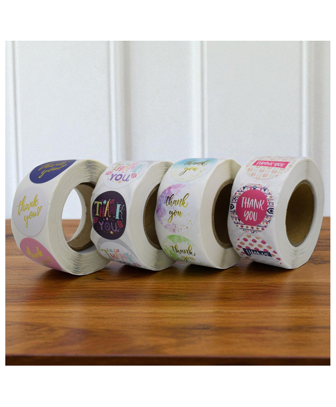 Asera 2000 Pcs Thank You Stickers Roll (1 inch/2.5 cm) Decorative Labels for Packaging, Small Business, Gifting & Party Favors (Thankyou 2)-picture-30