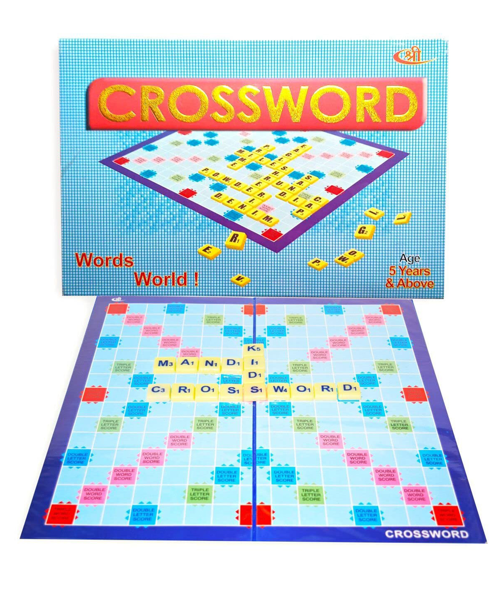 Kids Mandi Crossword Board Game | Education Vocabulary Learning Word Building Game for Kids & Family,Multicolor-picture-26