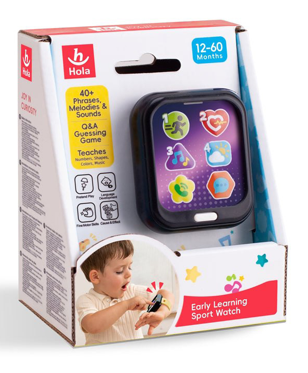 Azhari Baby Sports Smart Watch With Sound & Music For Kids Color May Vary-image-11