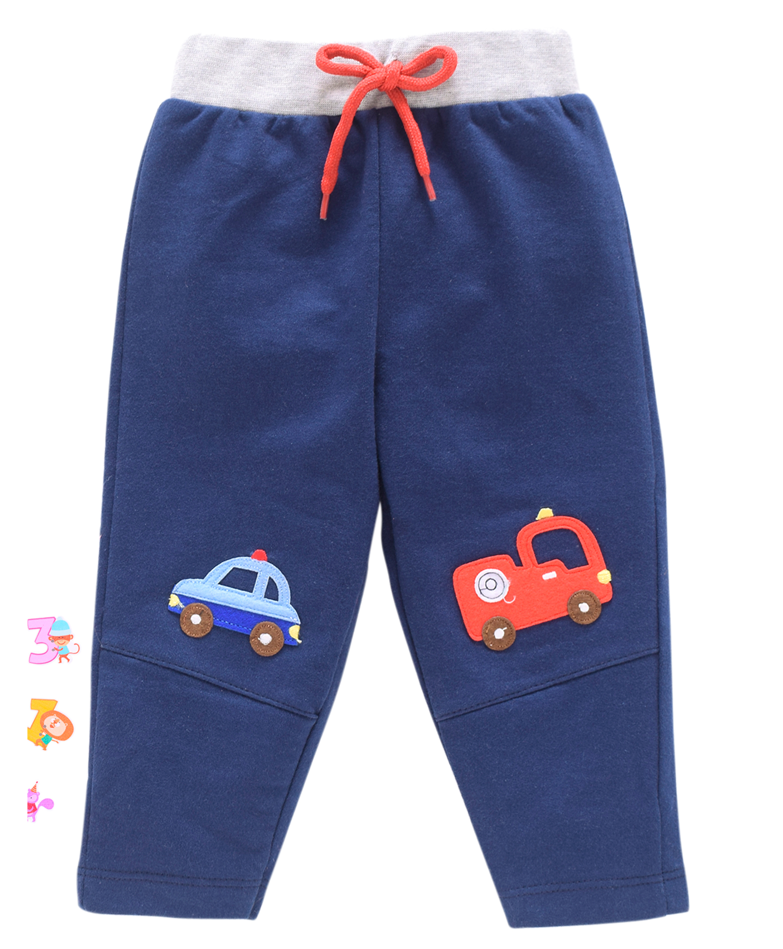 Wonderchild Vehicles Patch Detailed Pajama - Navy Blue-picture-18