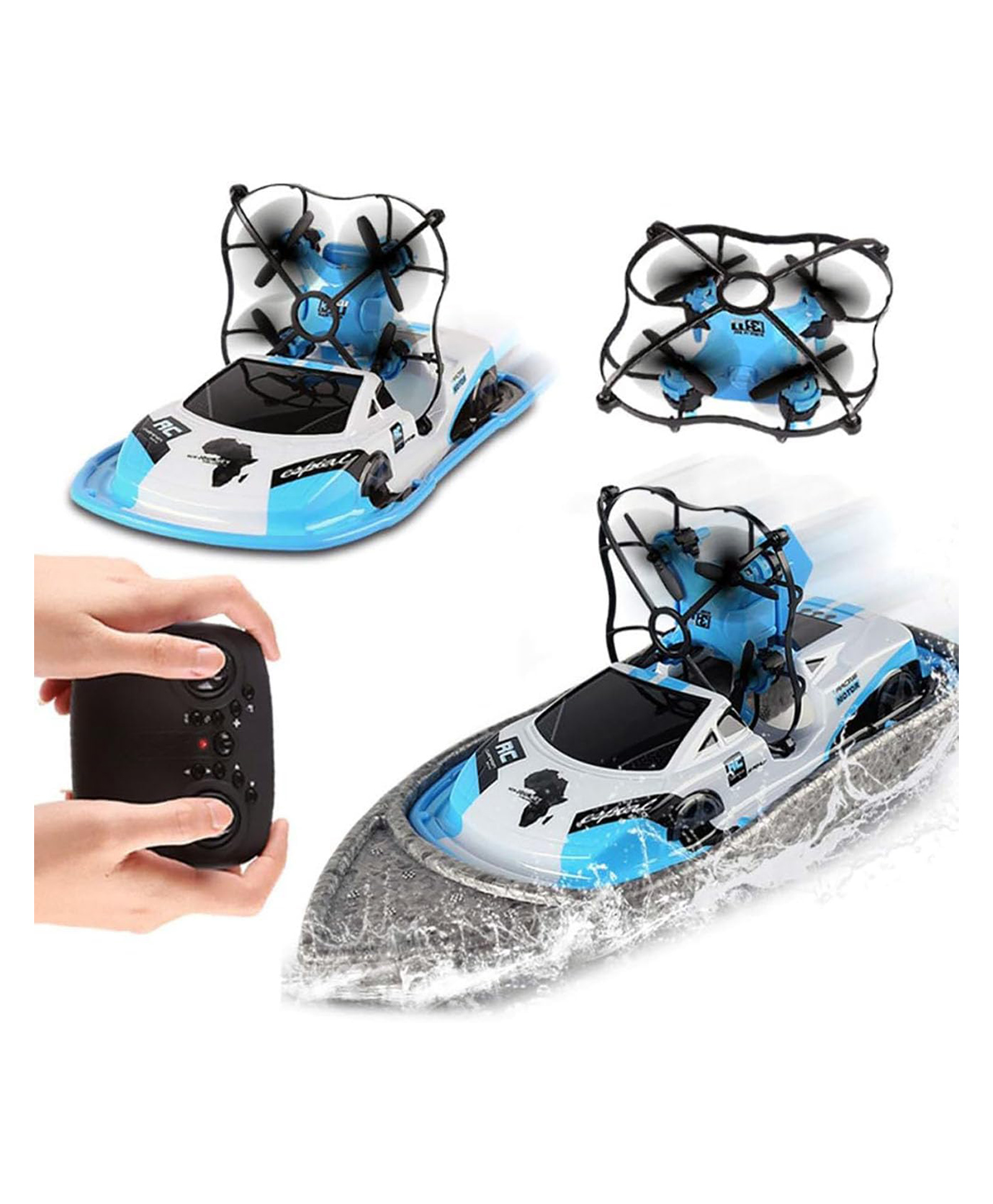 Magicwand R/C 6 Channel 3-in-1 Micro 6 Axis Quadcopter DronePack of 1 Multi-Colored-picture-14