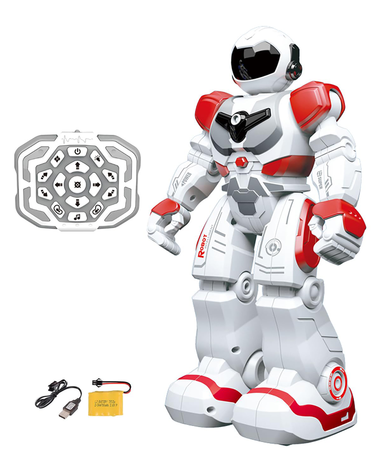 Magicwand R/C Rechargeable Gesture Sensing, Dancing & Glory Robot for Kids with Lights and SoundWhite Pack of 1-picture-10