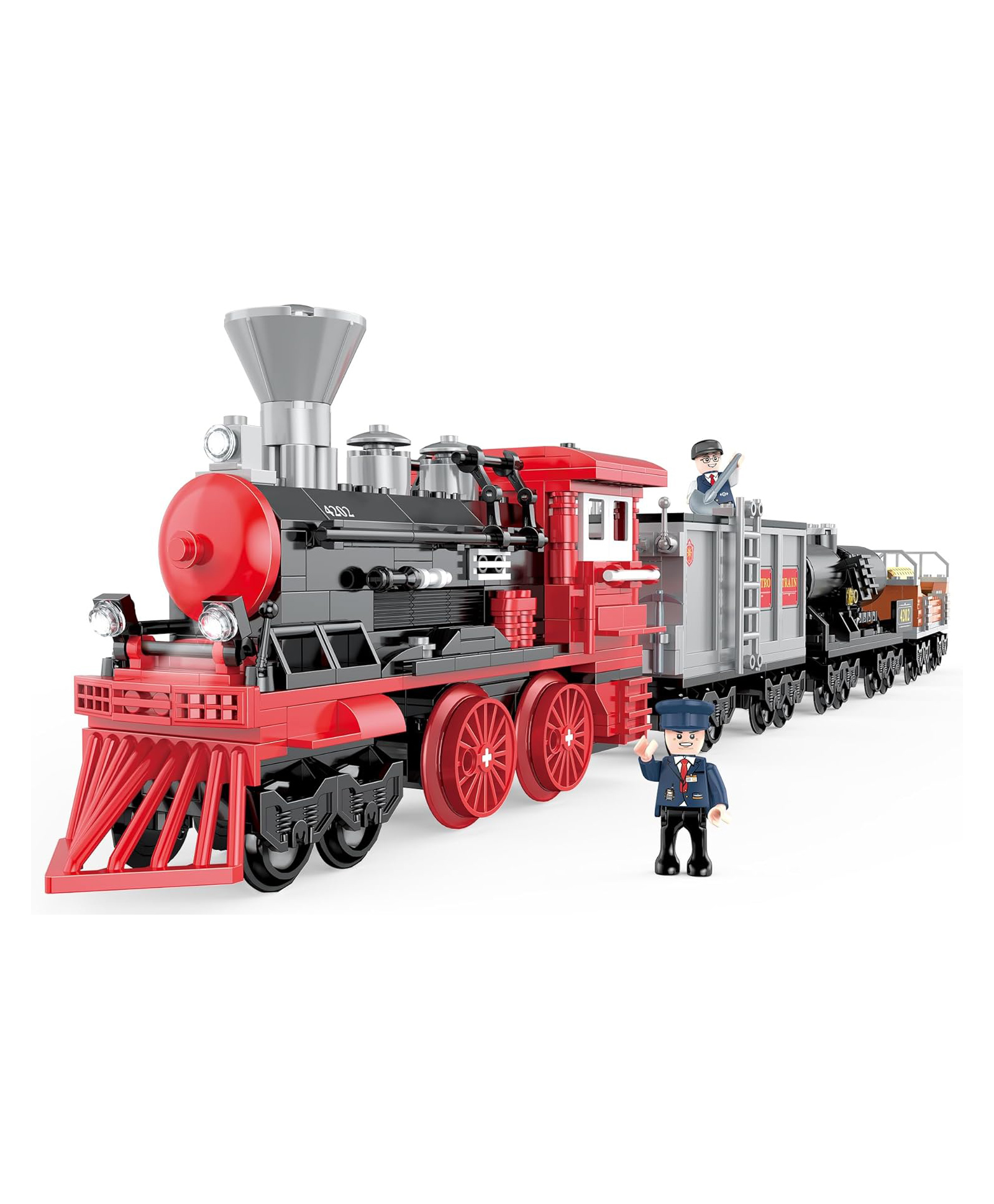 Magicwand DIY Lego Compatible Steam Train Building Blocks for Kids623 Pcs Multi-Colored Pack of 1-image-33