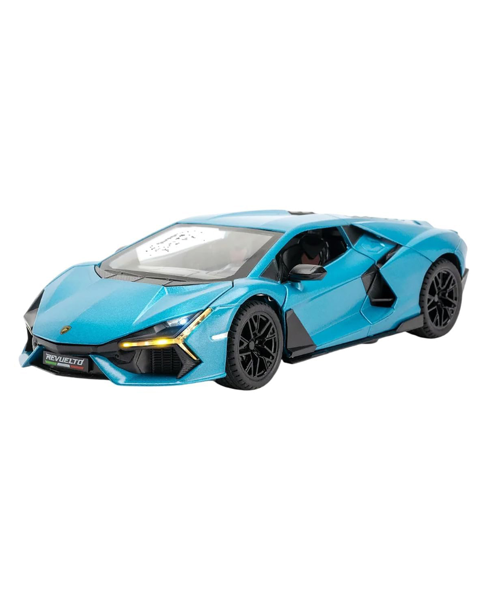 Magicwand 1:24 Scale Die-Cast Lamborrghini Revuel-toLarge Colors As Per Stock with 4 Openable Doors,Pull Back Action, Working Headlights & Tail Lights Pack of 1-picture-13