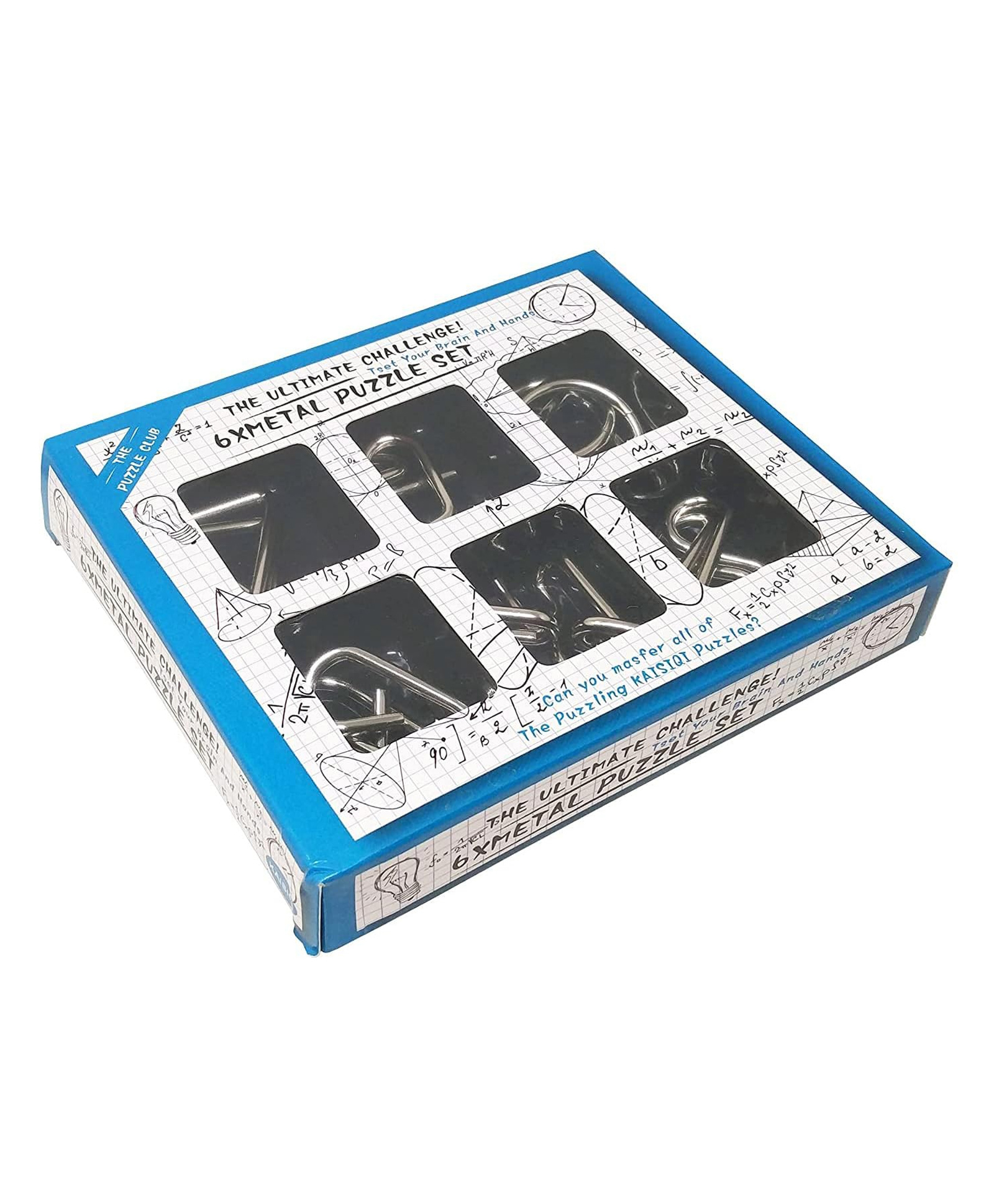Magicwand Stainless Steel 6 Metallic Intellectual Puzzles for All Age Groups Pack of 6 Puzzles]-image-43