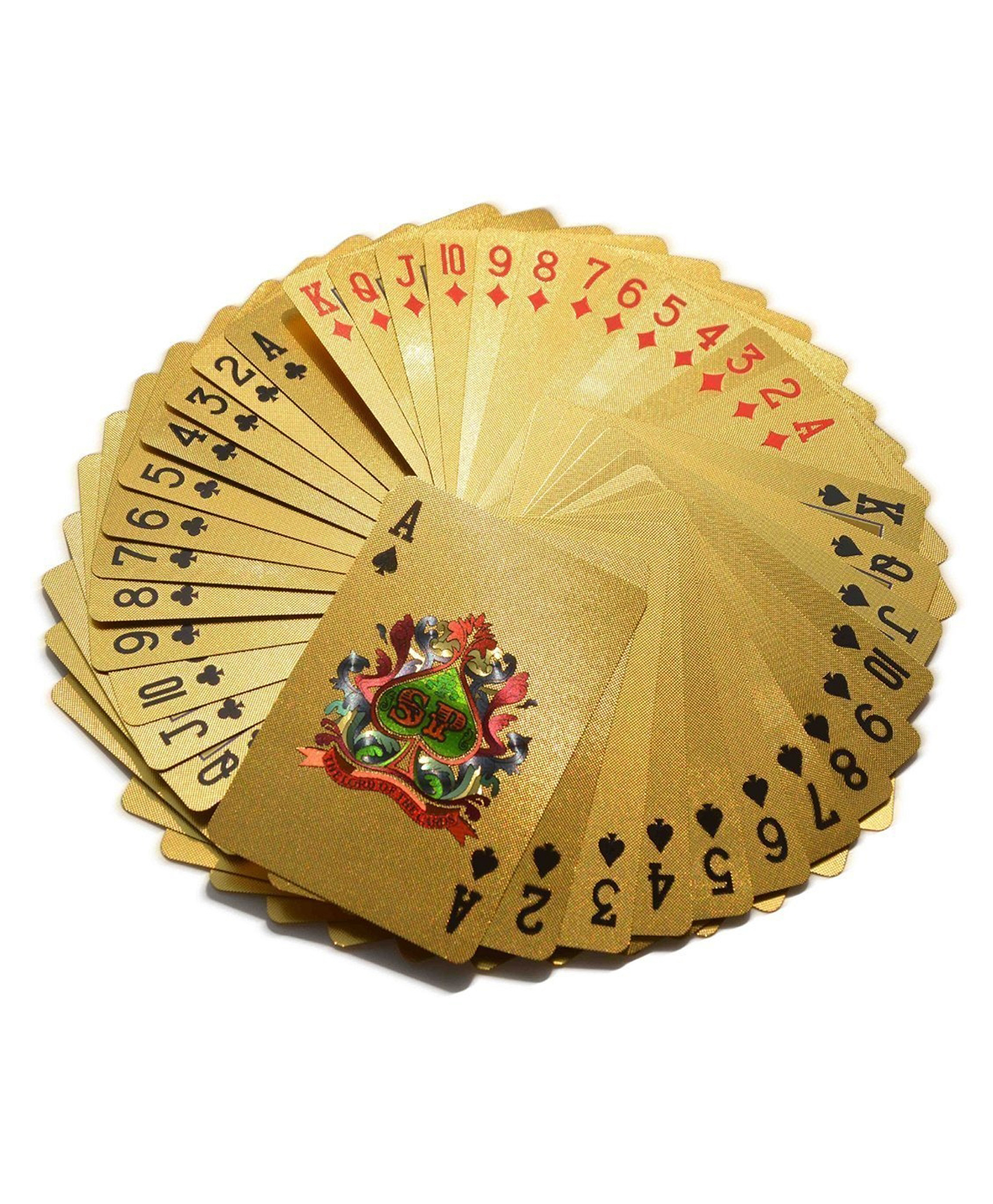 Magicwand 24 K Gold Plated Water-Proof Premium Poker Playing Taash Card GamePack of 54 Cards-picture-27
