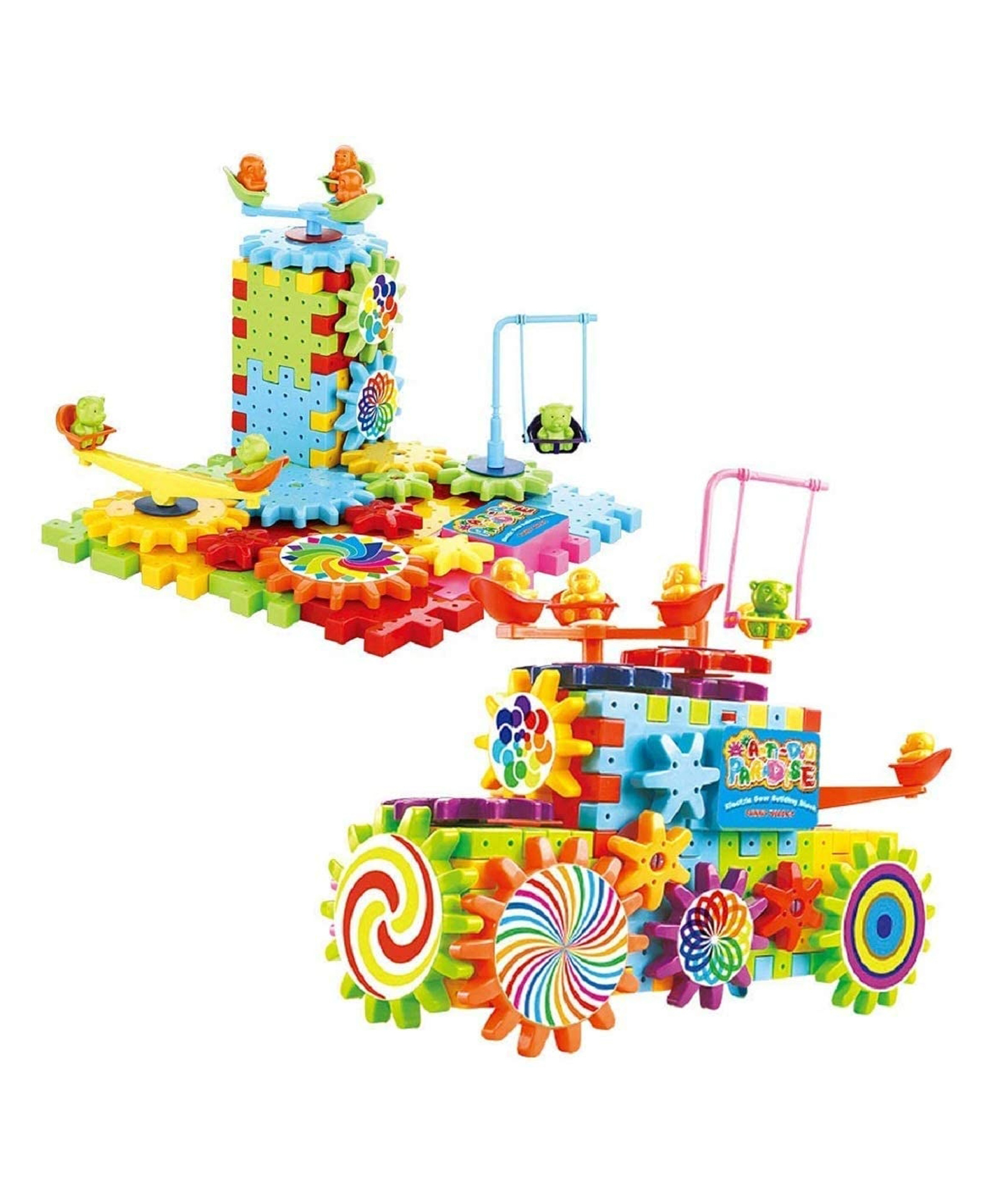 Magicwand Kid101 Pcs Miracle Motorized Spinning Rotating Gear Connecting Blocks For Stem & Montessori Learning-picture-0