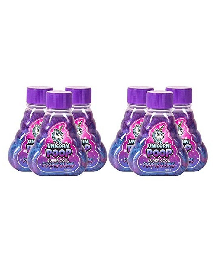 Magicwand DIY Unicorn Poop SlimePack of 6 for Kids 100% Safe & Non-ToxicMulti-Colored-picture-41