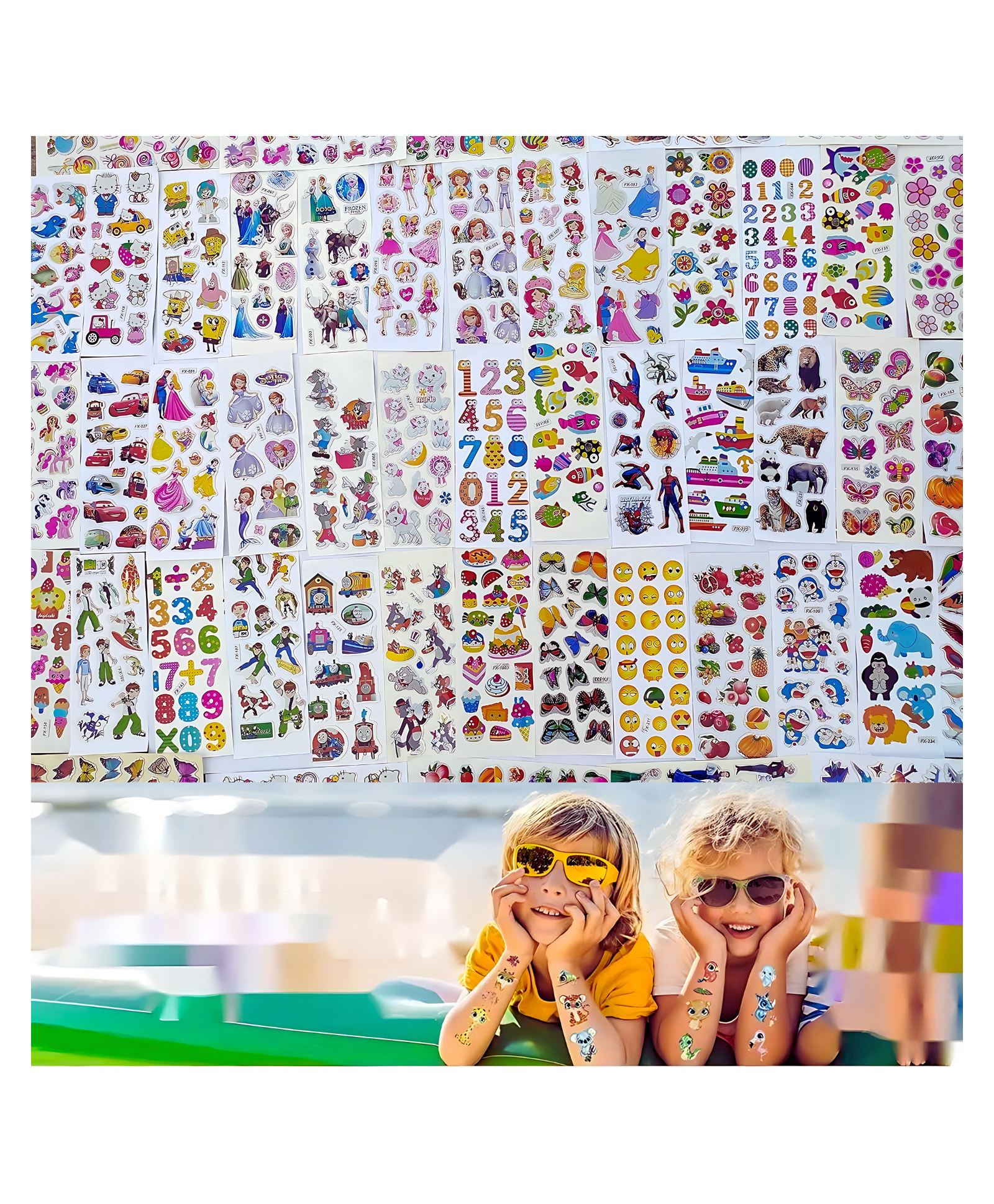 IncyWincy Cartoon Puff 3D Stickers for Kids (20 Sheets) - Assorted-image-33