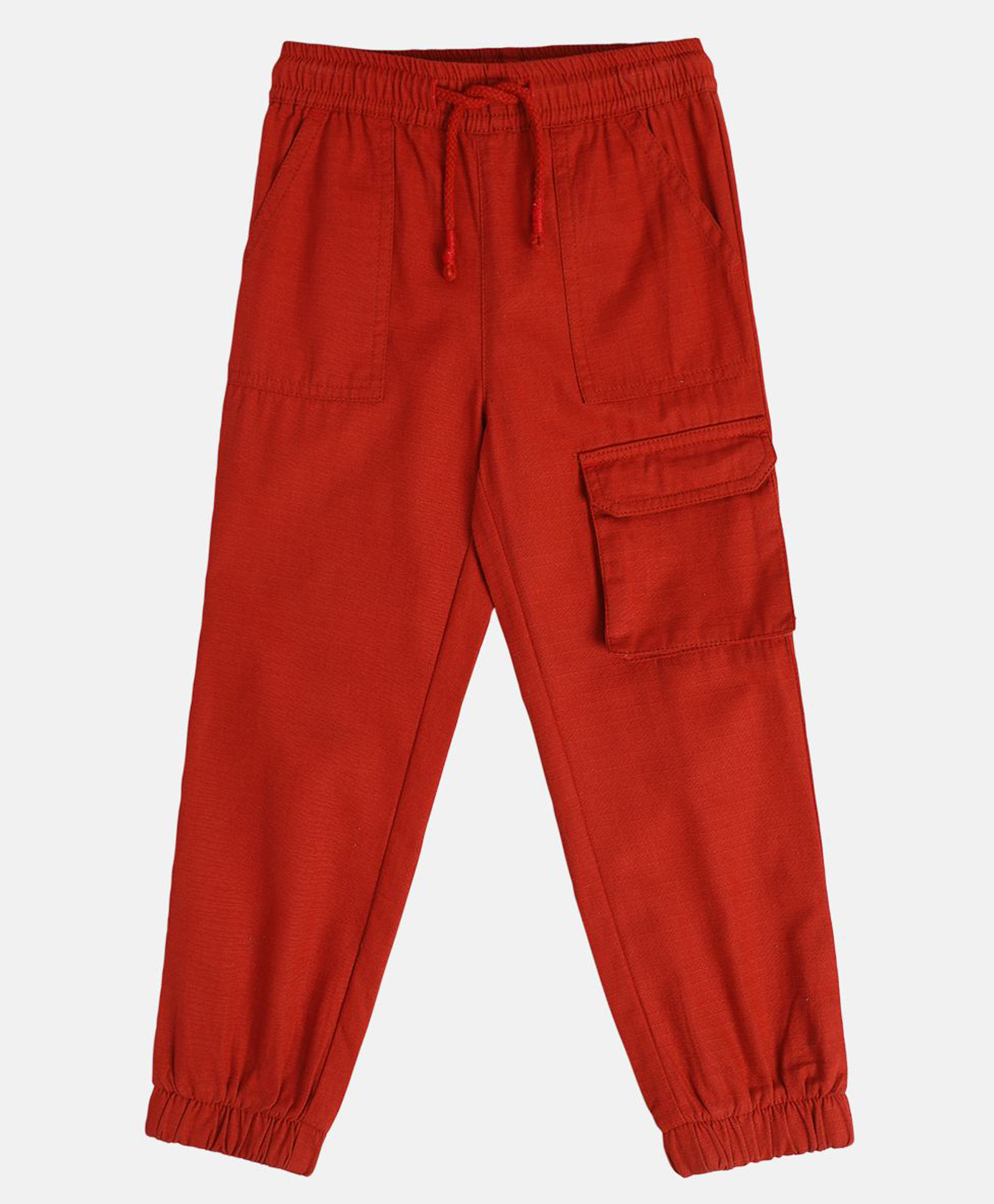 MINI KLUB Cotton Woven Solid Pant - Red-picture-29