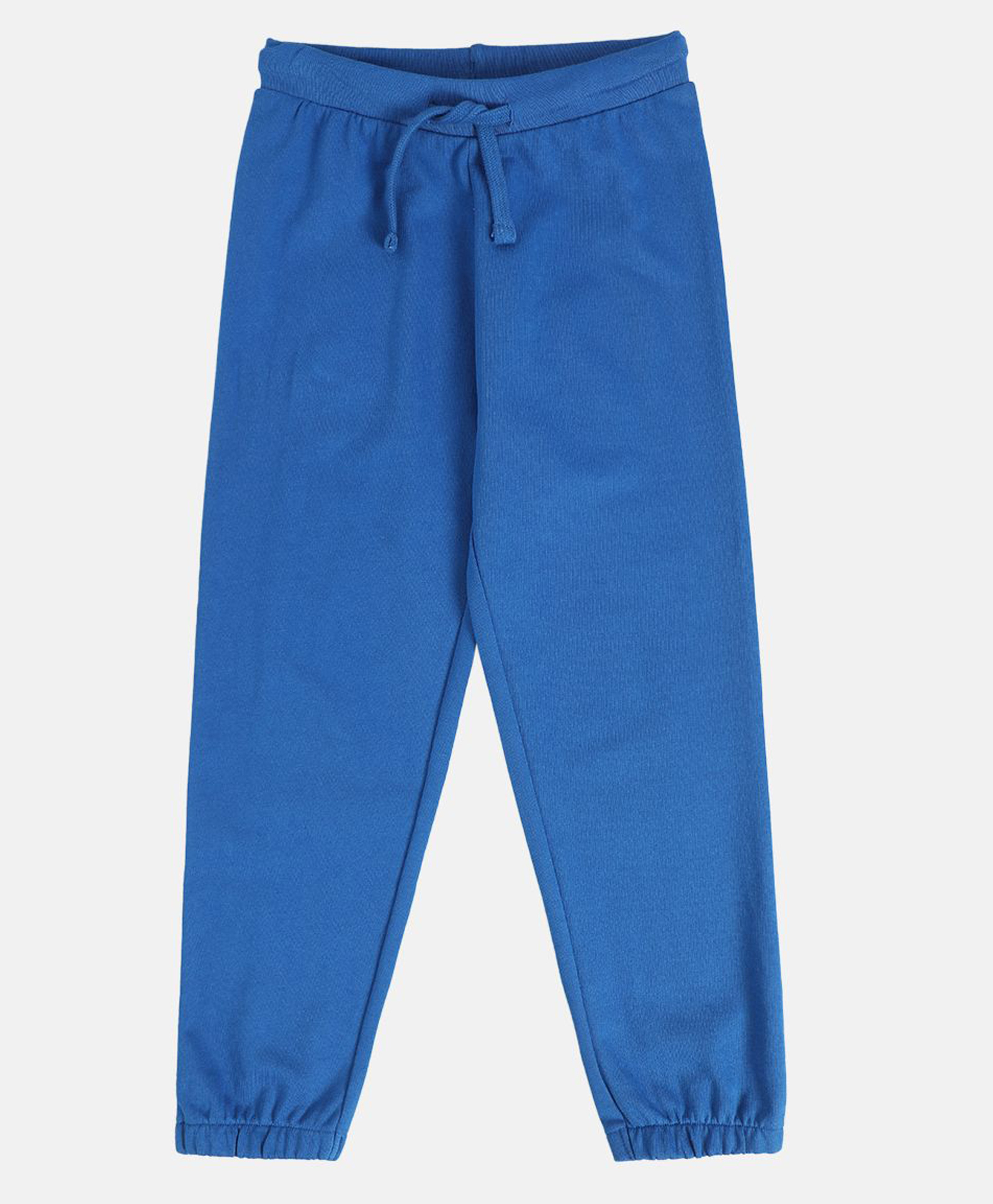 MINI KLUB Cotton Knit Solid Joggers - Blue-image-3