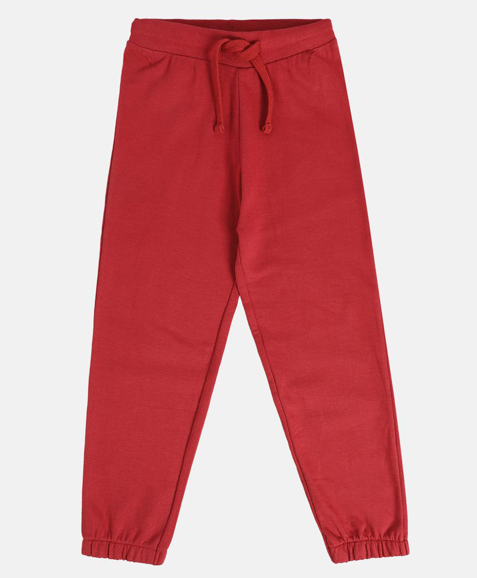 MINI KLUB Cotton Knit Solid Joggers - Red-picture-13