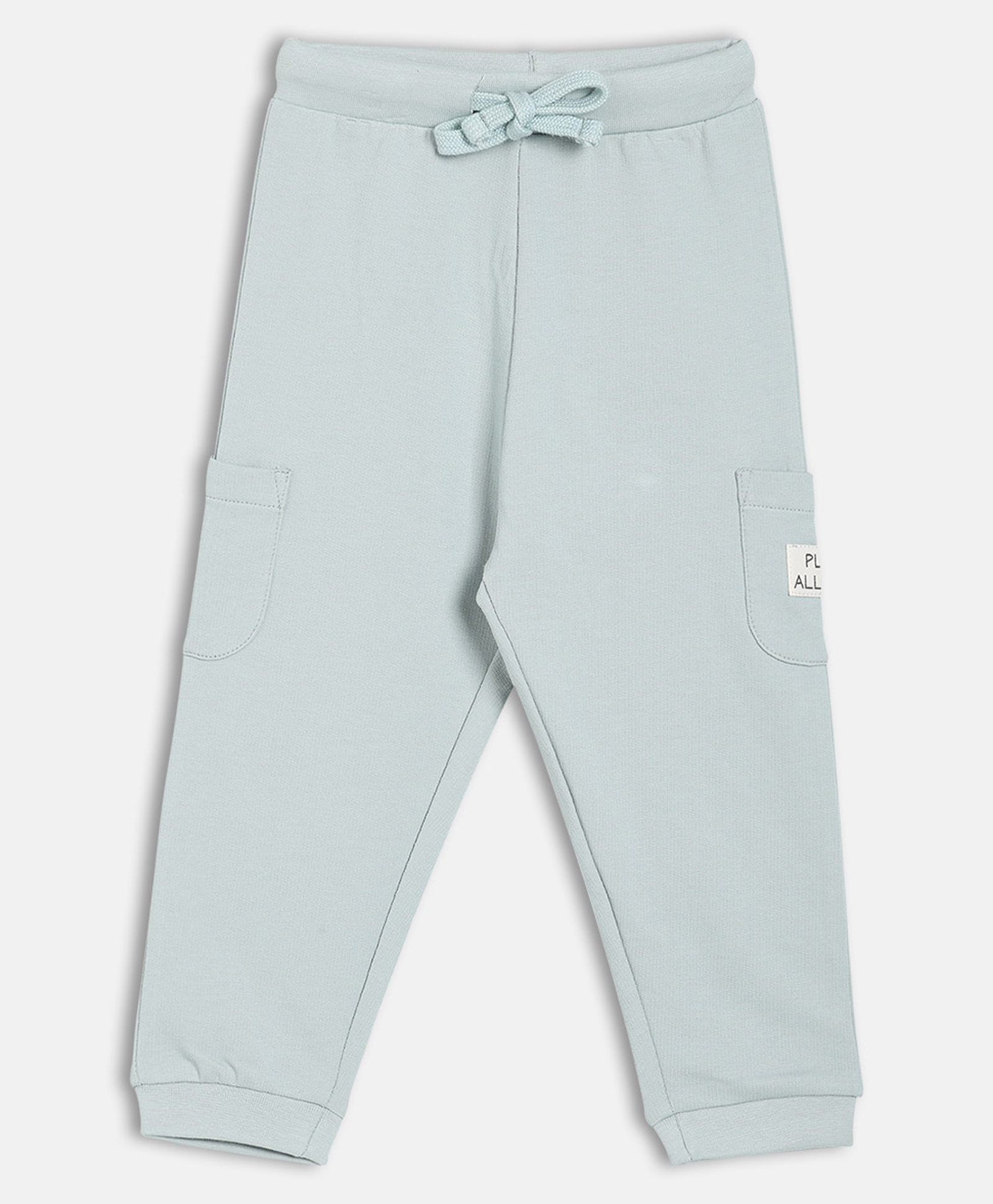 MINI KLUB Cotton Knit Solid Joggers - Grey-picture-41