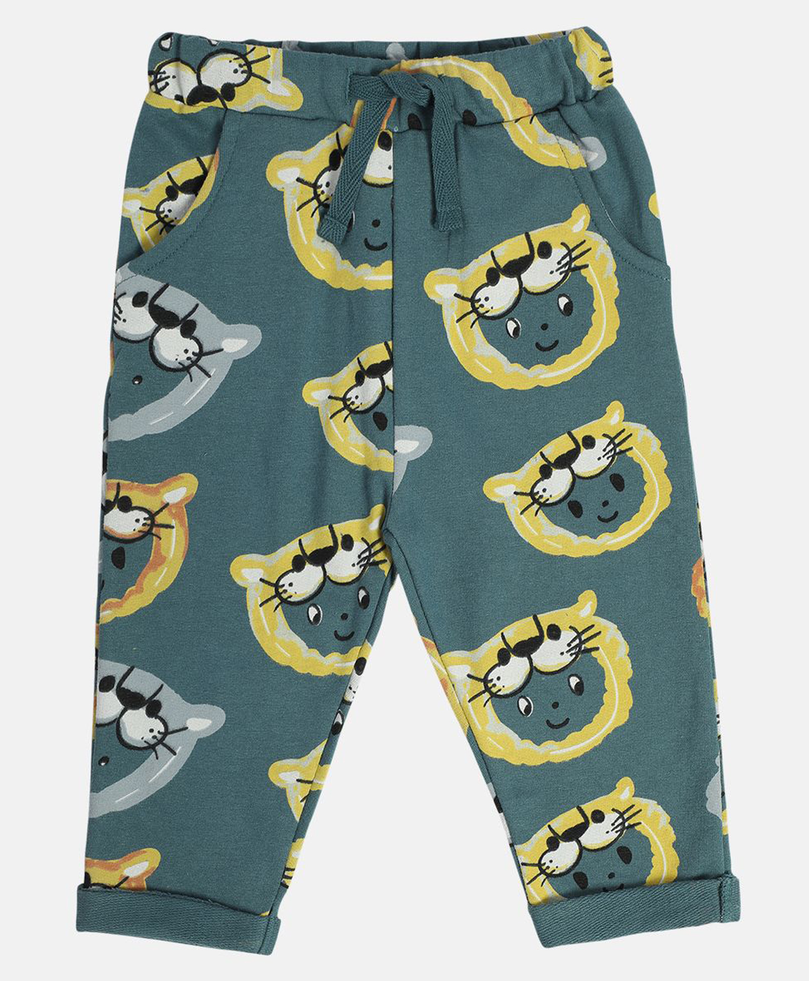 MINI KLUB Cotton Knit Animal Printed Pant - Grey-picture-30