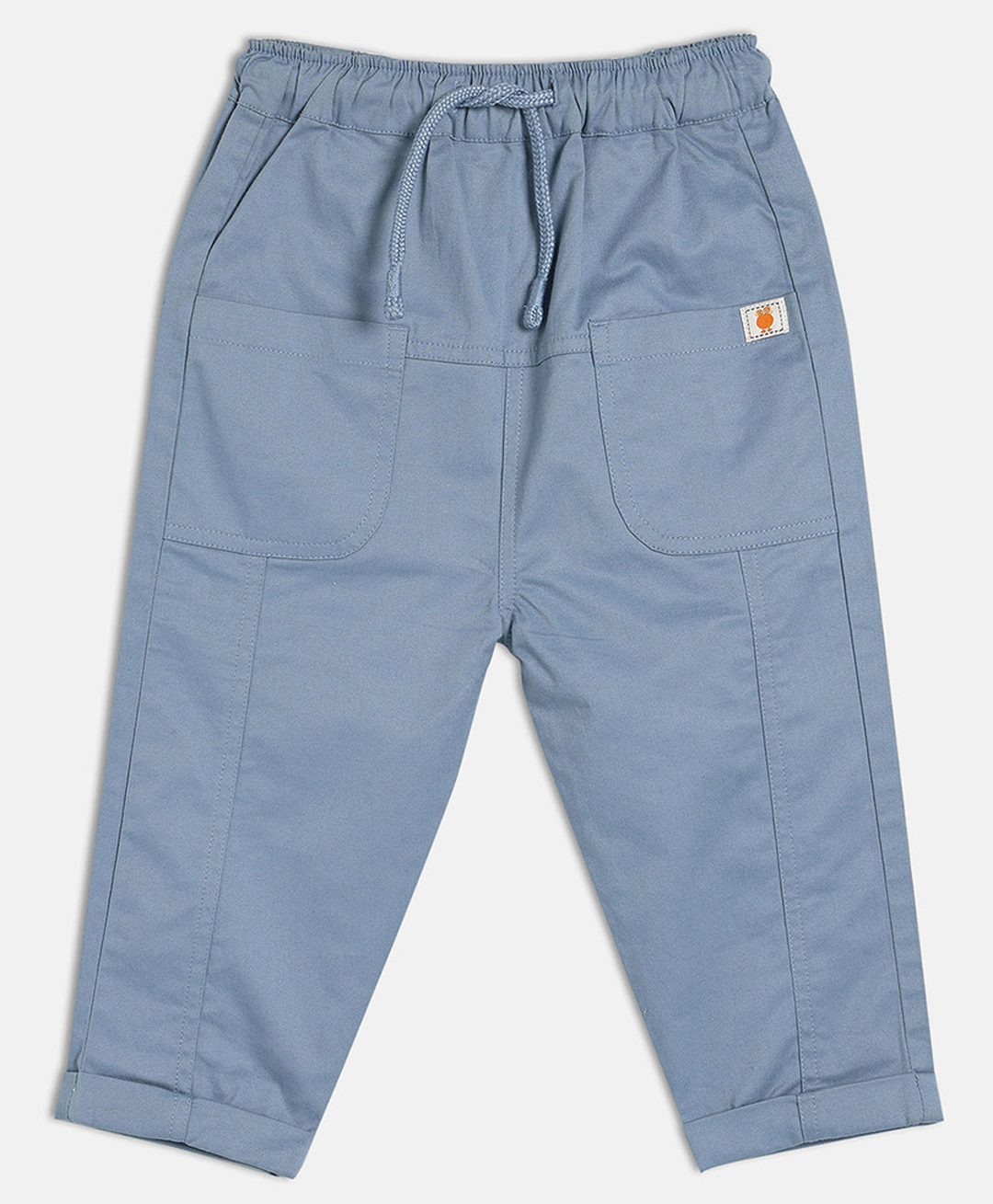 MINI KLUB Cotton Woven Solid Pant - Blue-image-21