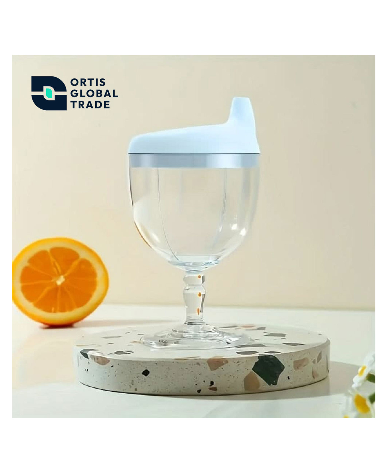 Ortis Baby Sippy Cup Wine Glass - Blue-image-19