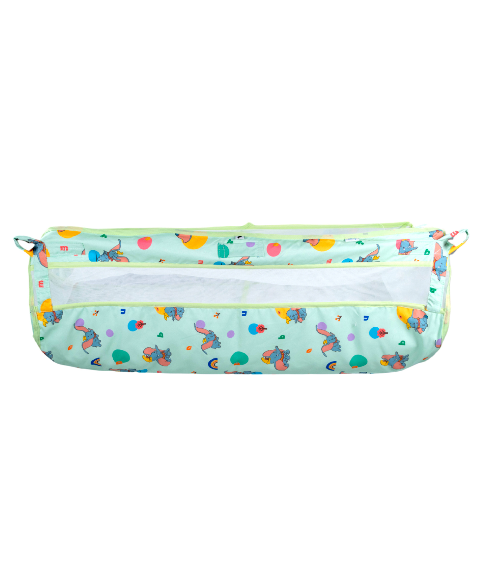 Disney By Baby Tales Ghodiyu with Side Net & Dumbo Print Baby Sleep Swing Cradle -Green-image-24