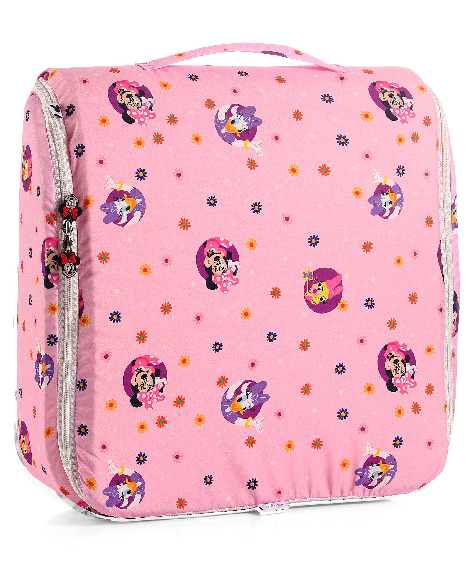 Disney by Baby Tales Cute Minnie Multi Expression Portable Baby Bed With Mosquito Net - Peach-image-19