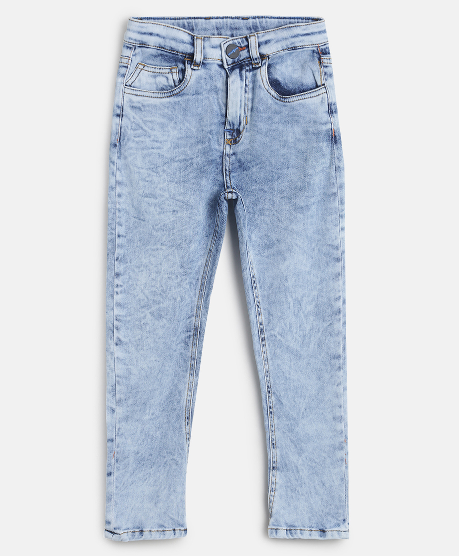 Tales & Stories Denim Woven Washed Jeans - Light Blue-picture-19