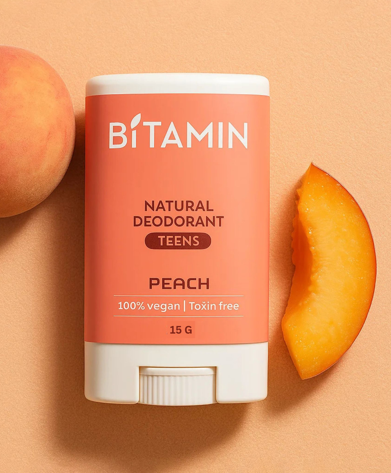Bitamin - Peach Teen Deodorant- 15g-image-5