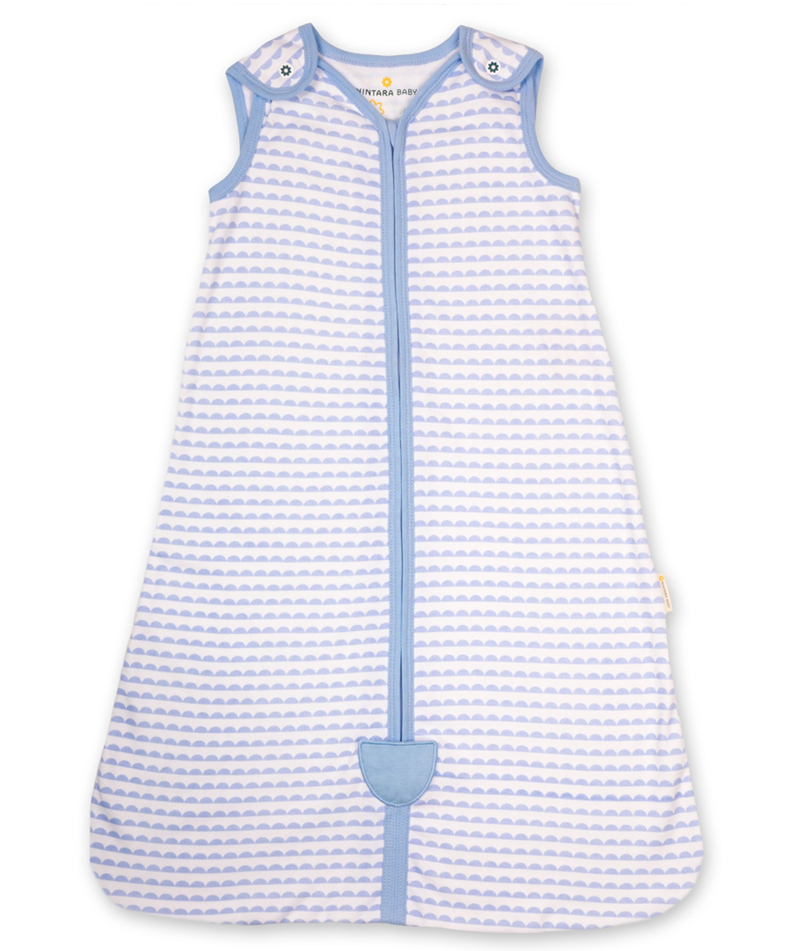 NINTARA BABY Lightweight, 100% Organic Cotton 0.5 TOG Extra Large Sleep Sack Pack of 1 - Bumpy Skies-image-48