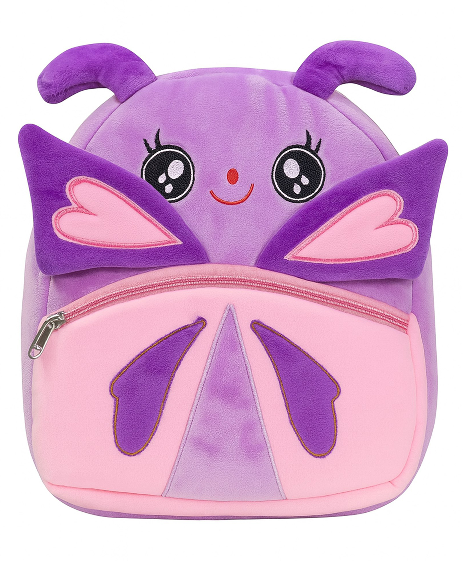 Kidology Cartoon Plush Backpack (Purple) - Height - 10 Inch-image-16