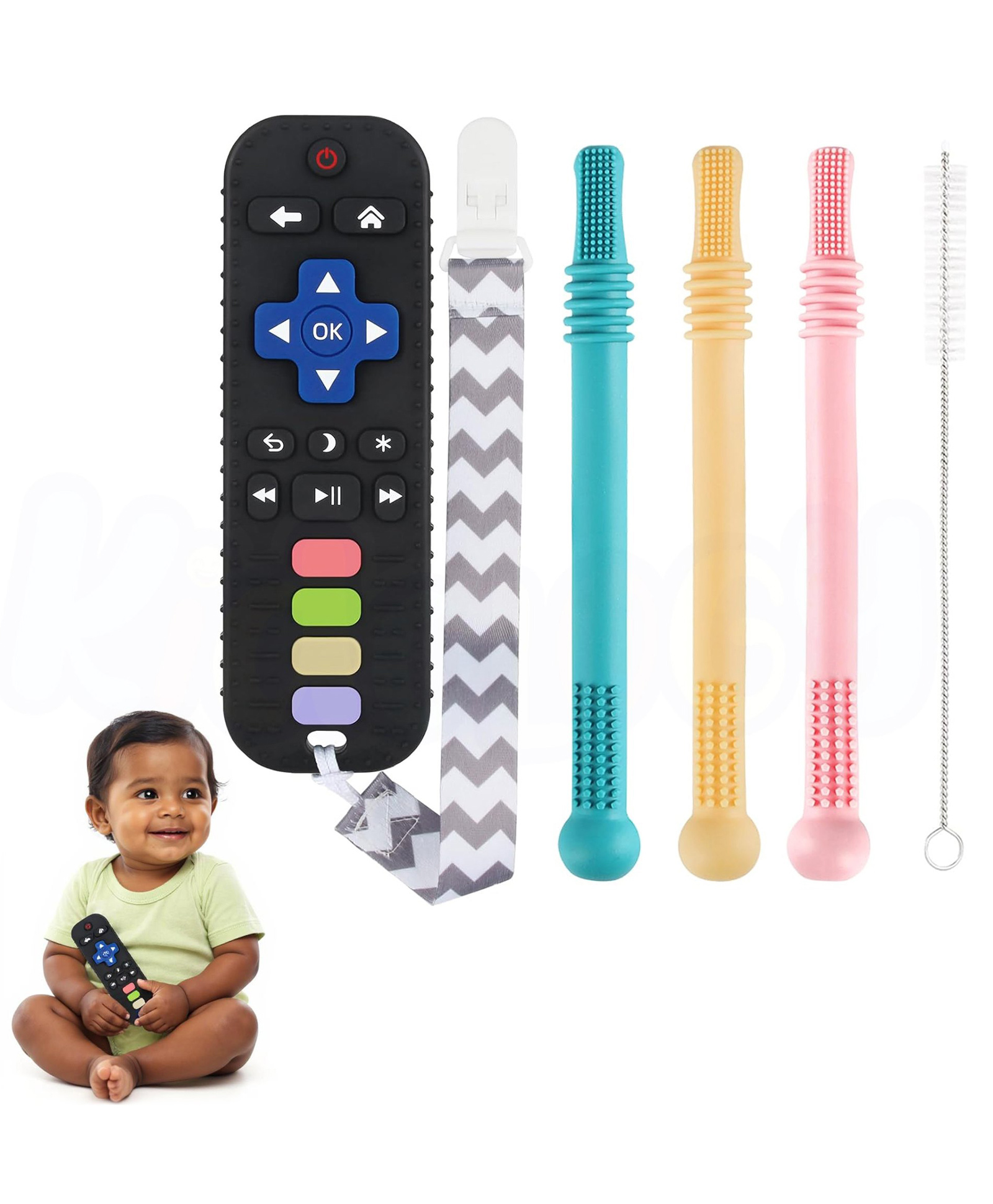Kidology Teething Toys for Babies Pack of 5-image-47