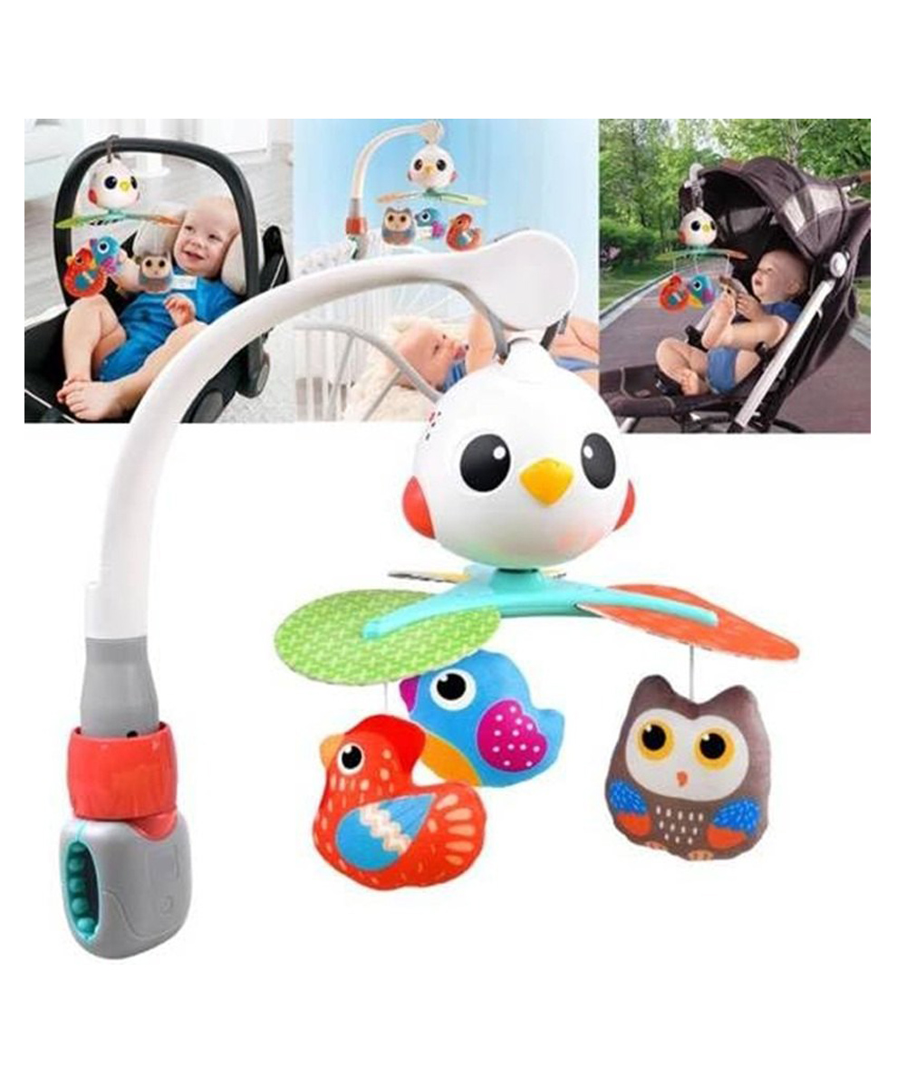 SANJARY Musical Baby cot Mobile with Bird Toys for baby color design may vary-picture-11