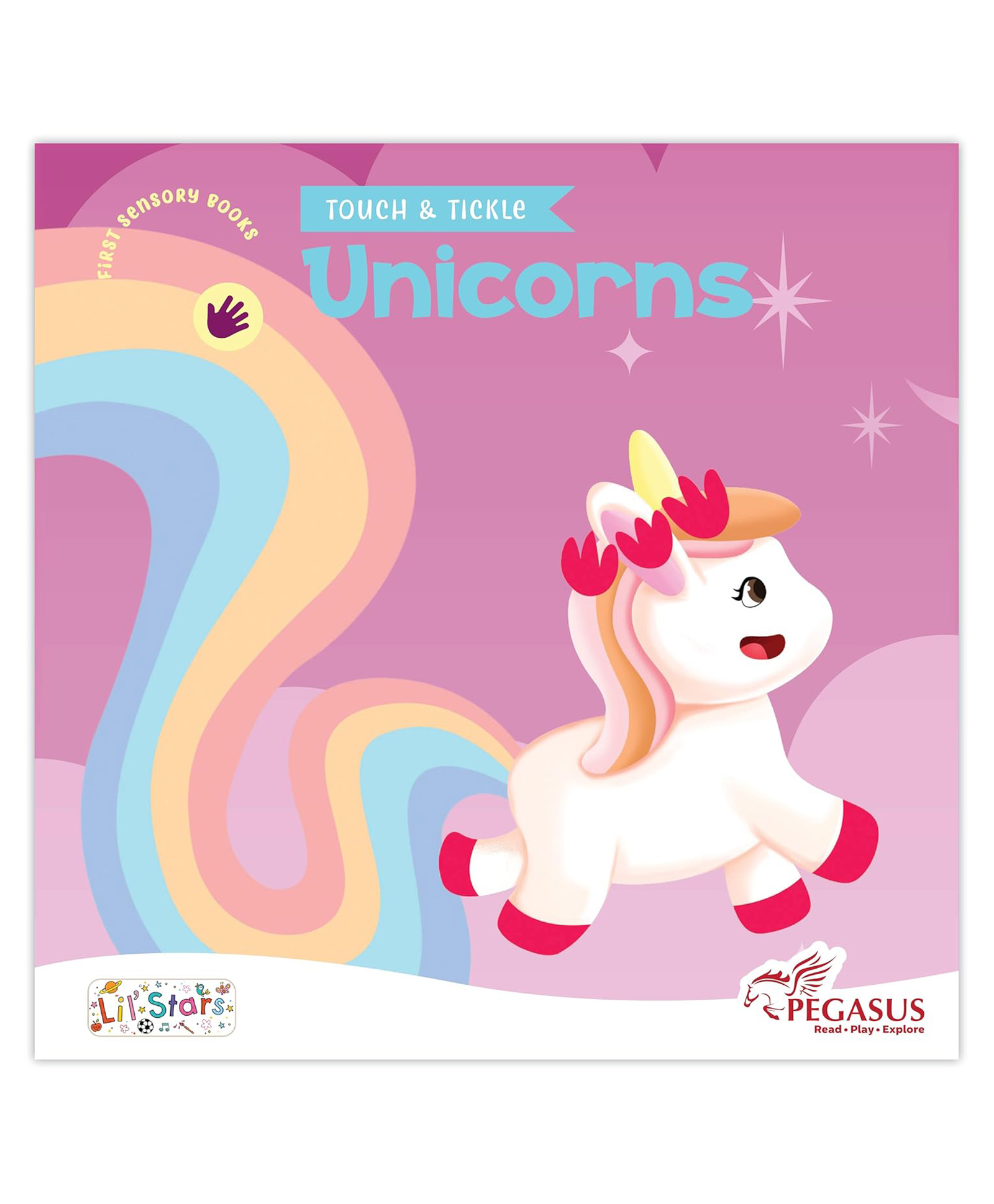 Touch and Feel Unicorns - Interactive Sensory Board Book for Babies & Toddlers | Early Learning & Development-image-26