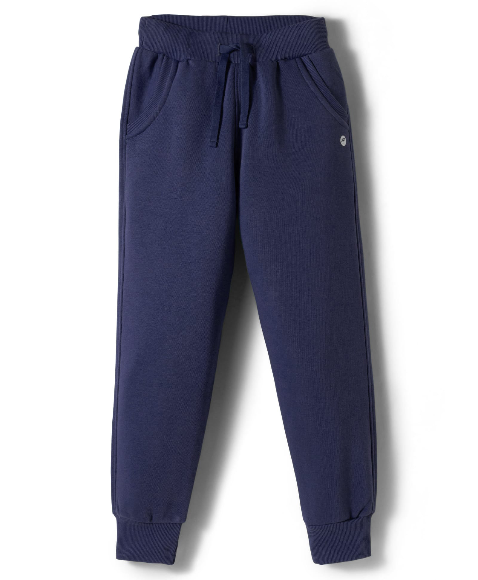 Femea Fleece Knit Solid Joggers - Navy Blue-picture-16