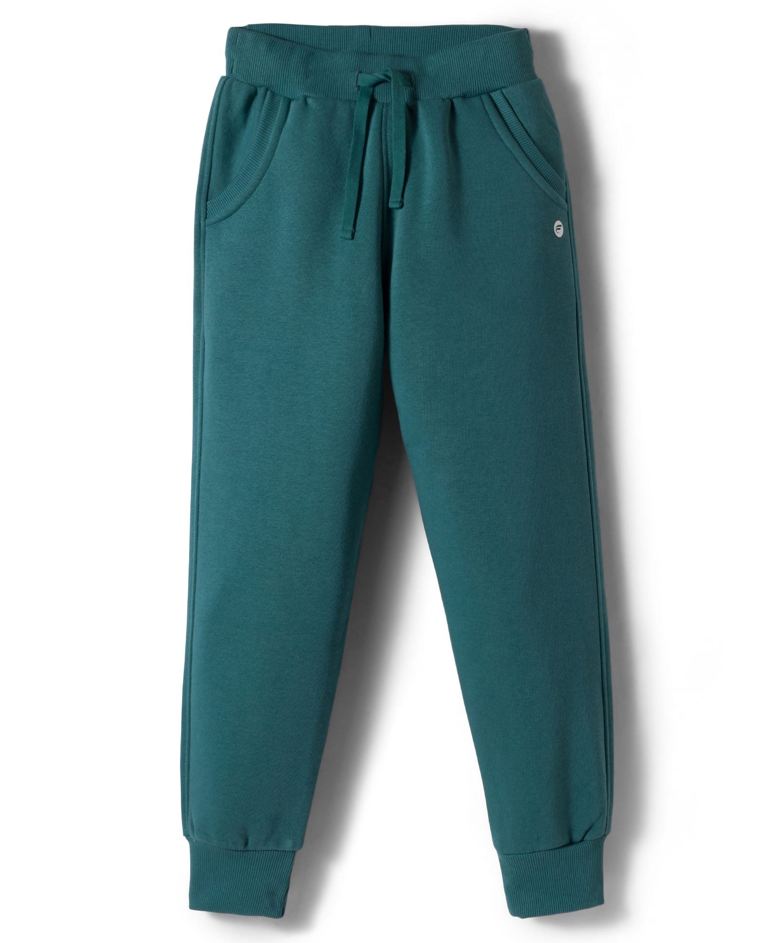 Femea Fleece Knit Solid Joggers - Medium Green-picture-21