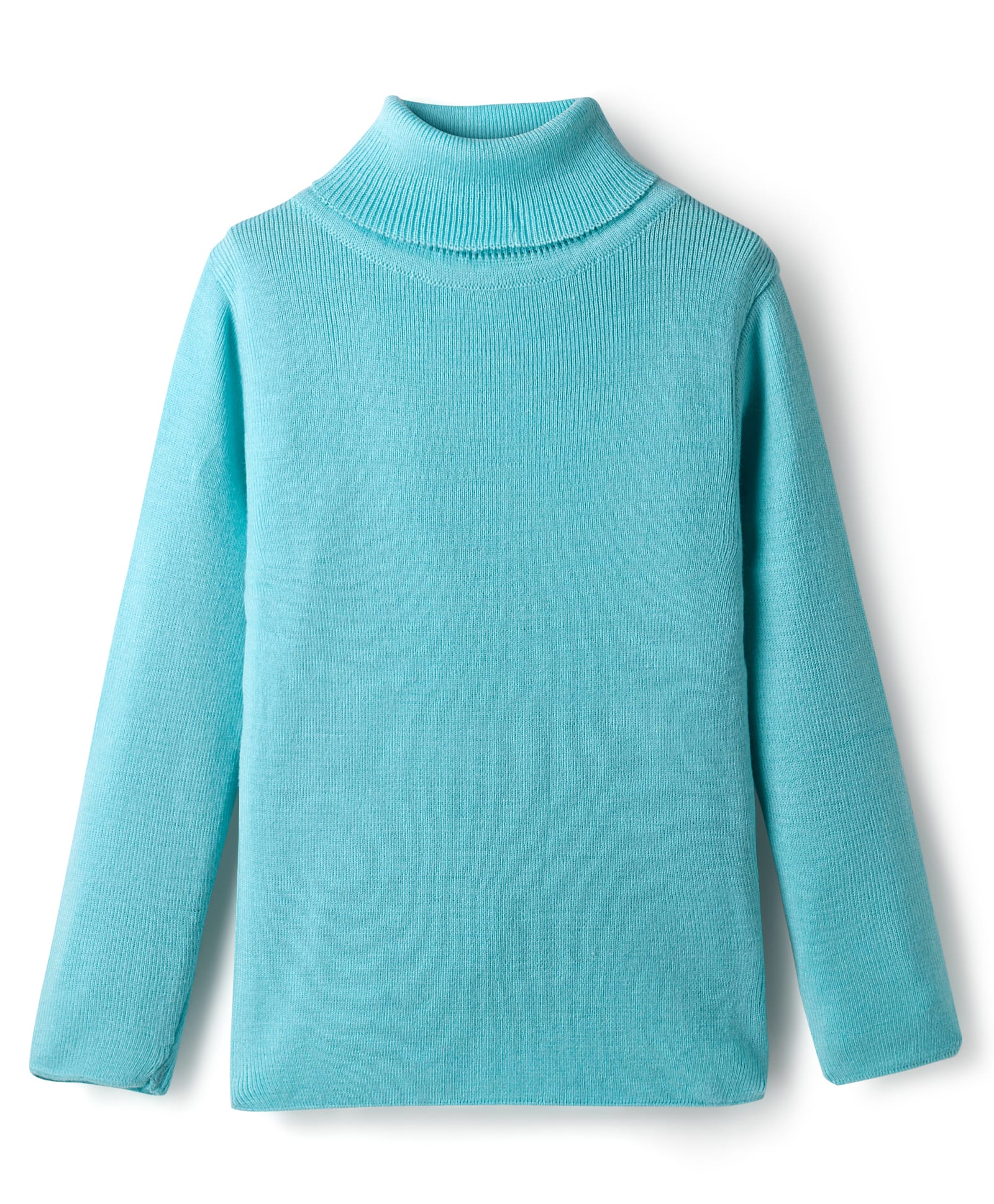 RVK Knit Full Sleeves Ribbed Skivvy Sweater - Sky Blue-picture-7
