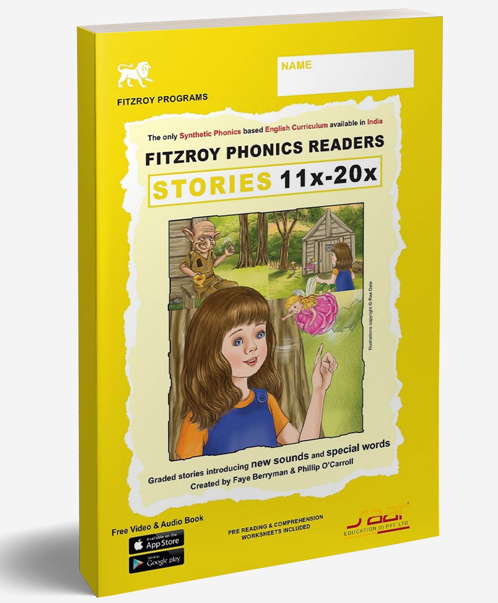 Fitzroy Phonics Readers 11x-20x Synthetic Phonics-Based Storybook Set Scan & Watch Animated Stories - English-image-9