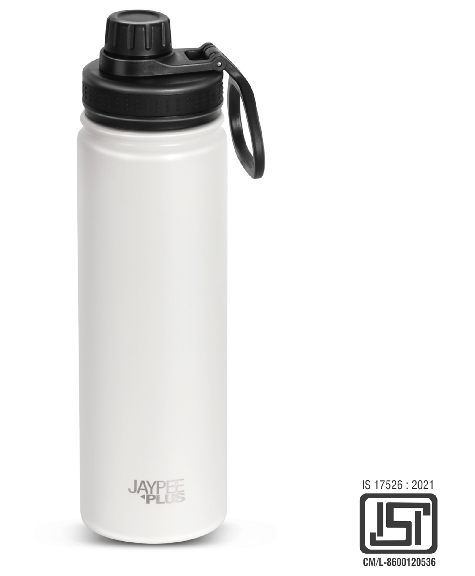 Jaypee Plus Hylux Vacuum Insulated Stainless steel Hot & Cold Water Bottle-BIS Certified, Rust & Leak Proof, Anti Skid, Easy to hold,Trekking Bottle 650ml Ivory-picture-15