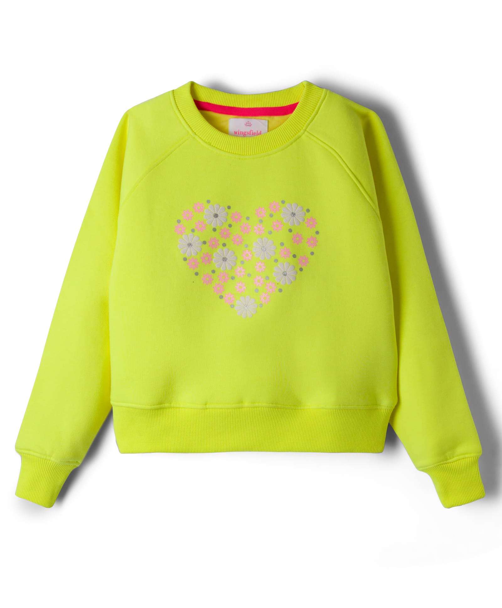 Wingsfield Full Sleeves Floral Printed Light Winter Sweatshirt - Yellow-picture-16