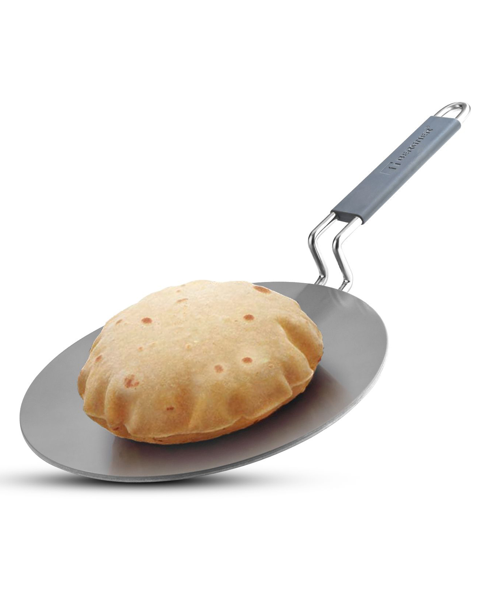 Bergner Argent Tri-Ply Ceramica 28cm Roti Tawa with Non-Stick | Grey-image-47