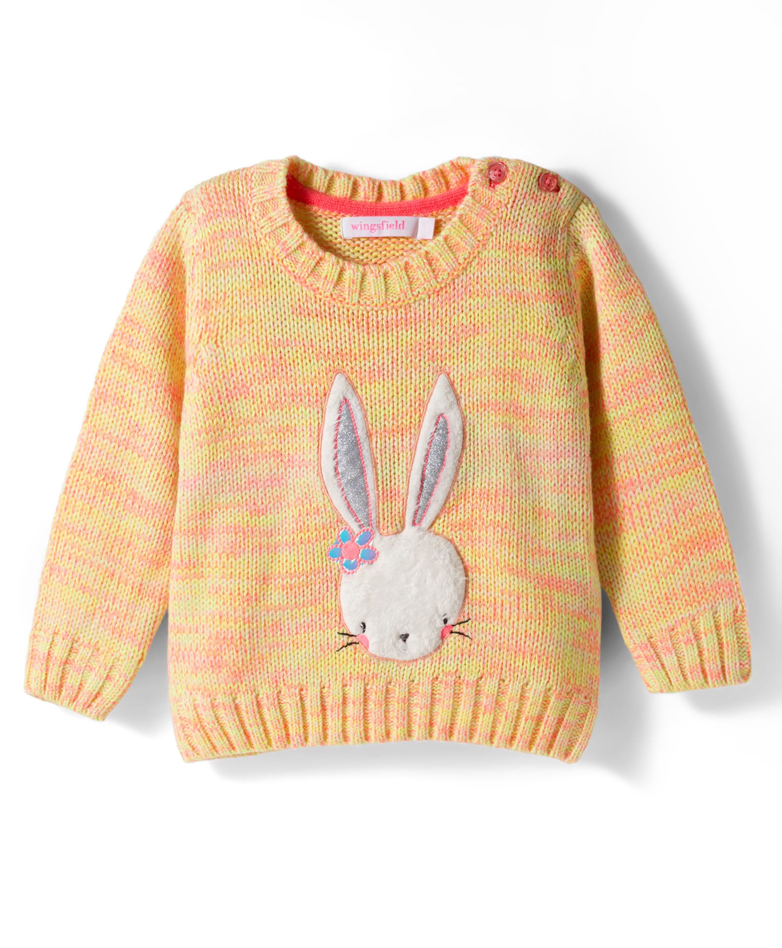 Wingsfield Full Sleeves Bunny Designed Sweater - Multi Colour-image-18