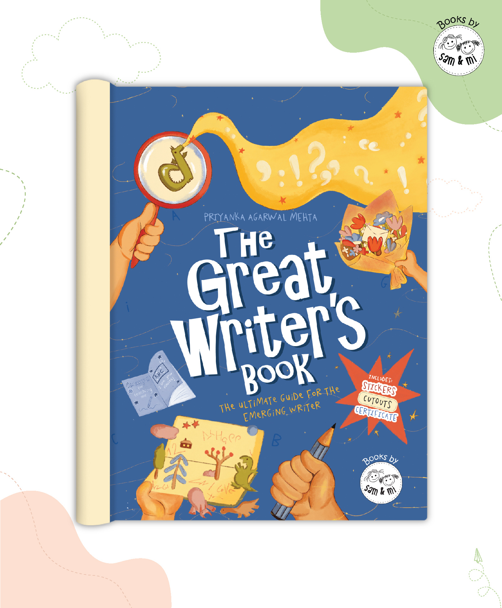 SAM & MI - The Great Writer's Book: DIY Craft & Writing Activity Book for Kids By Priyanka Agarwal Mehta - English-image-19