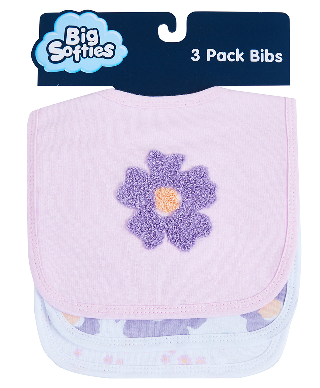 Big Softies Applique Embroidery and Printed Baby Bibs with Soft Velcro Fastener-Flower-Cotton Ultra Soft & Super Absorbent For Drooling,-picture-16