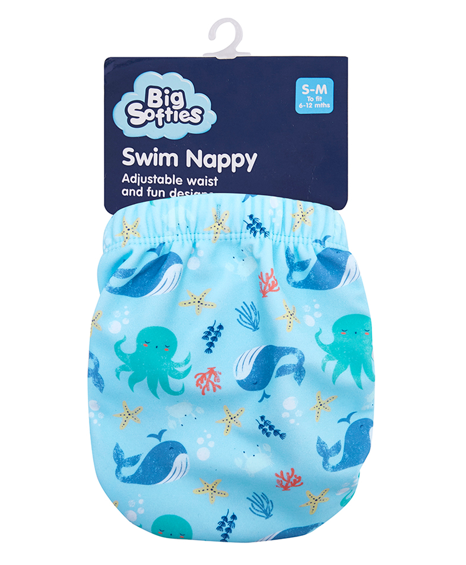 Big Softies Reusable Baby Swim Nappies- Small to Medium size-Whale Leak Proof & Adjustable Comfortable & Lightweight Perfect for Pool or Beach Days Ideal for babies of 6-12 months-picture-38