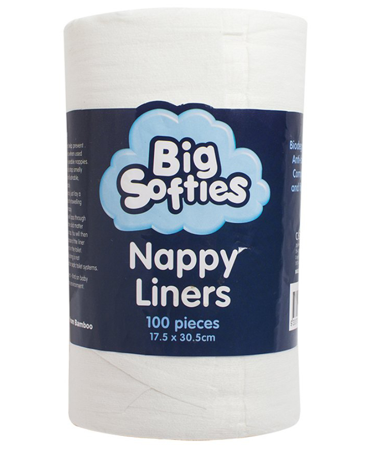 Big Softies Newborn Nappy Liners Disposable Liners Viscose from Bamboo Liners Super Soft & Absorbent Set of 100 pieces-image-28